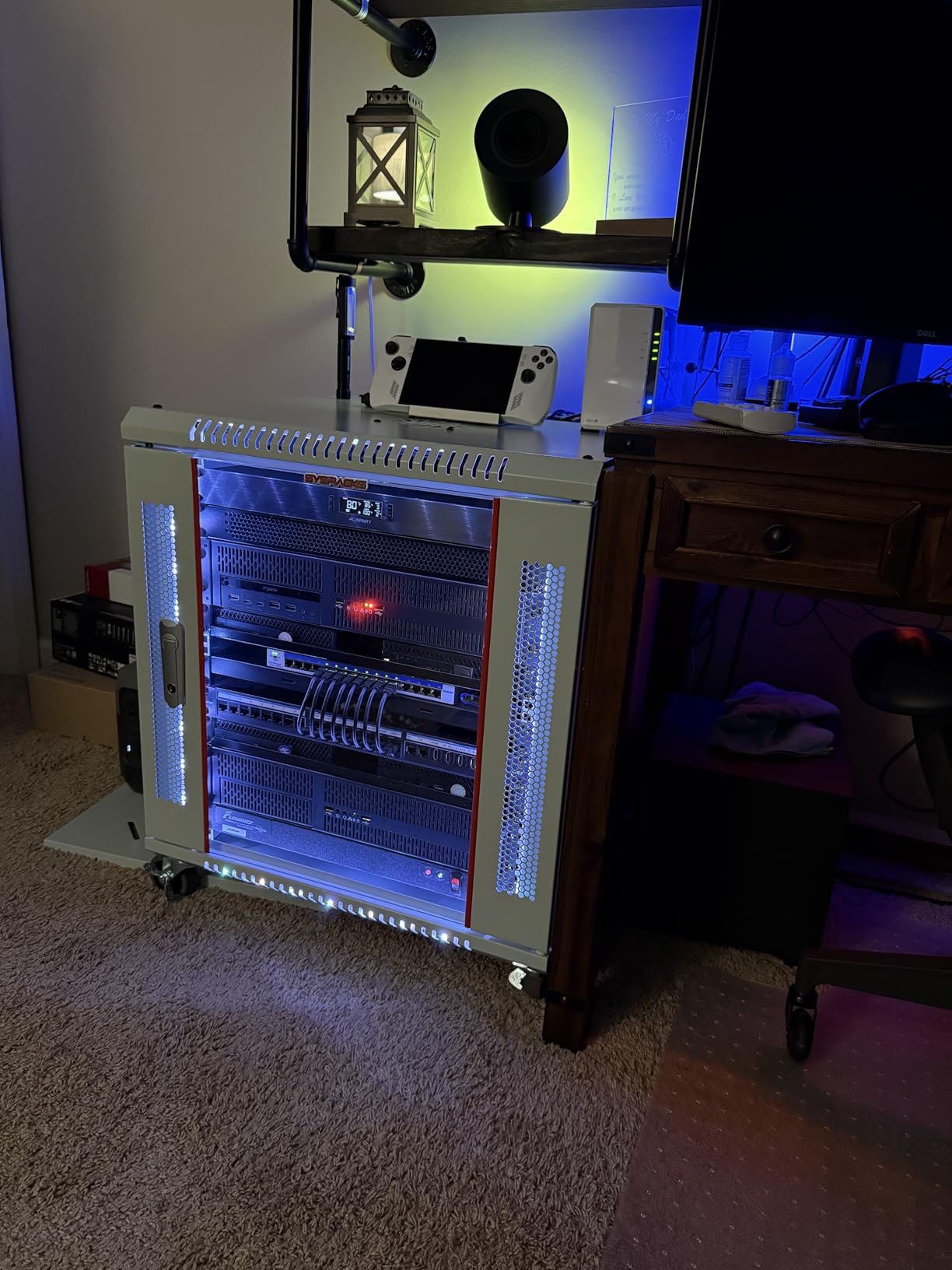 22U Wall Mount Server Rack Cabinet - 19