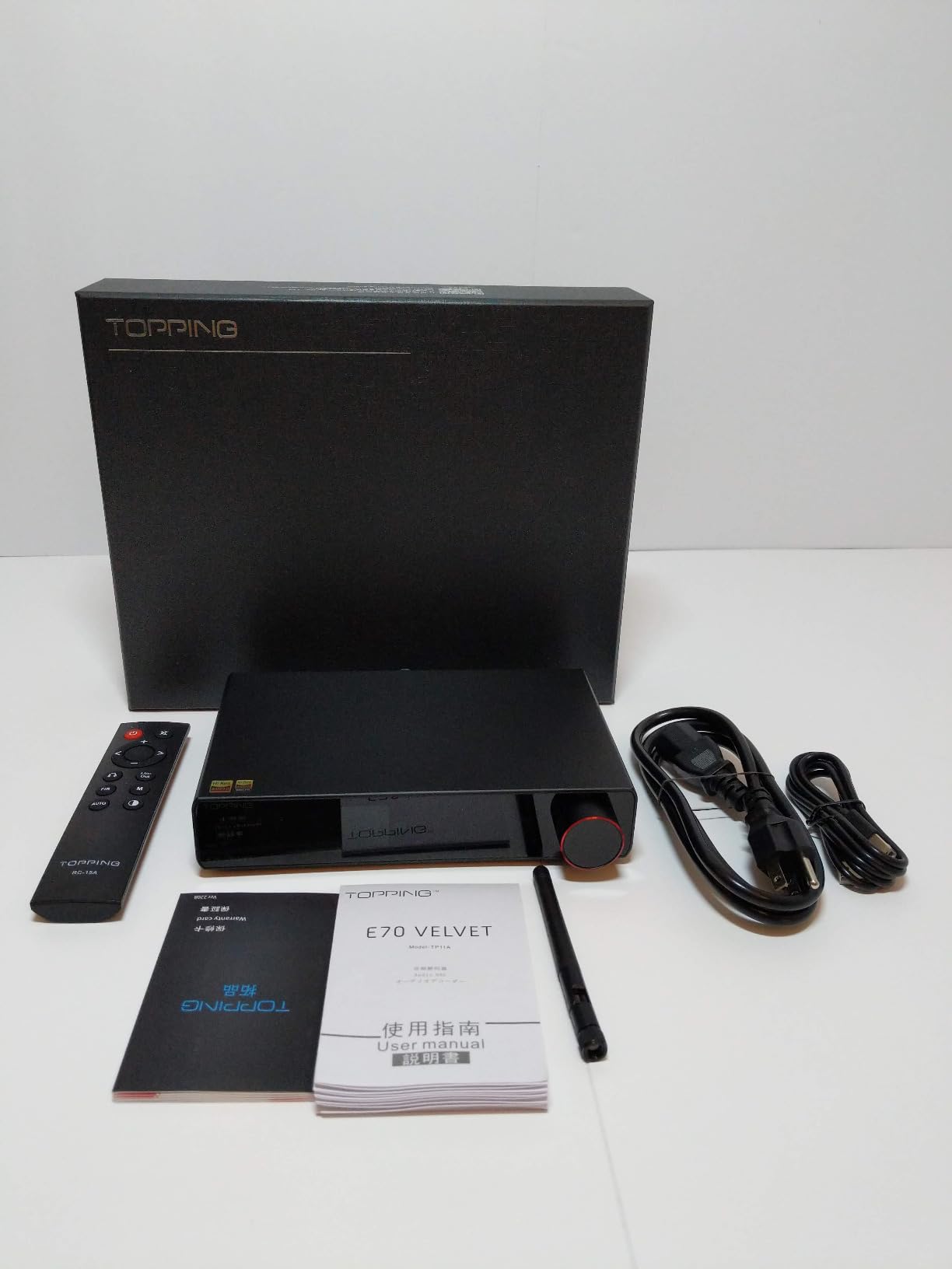 Topping E70 Velvet AK4499EX DAC Audio Decoder - Bluetooth 5.1 LDAC, XU316 32Bit/768kHz DSD512 BT/USB/Coax/Opt Inputs RCA/XLR customer photo 1