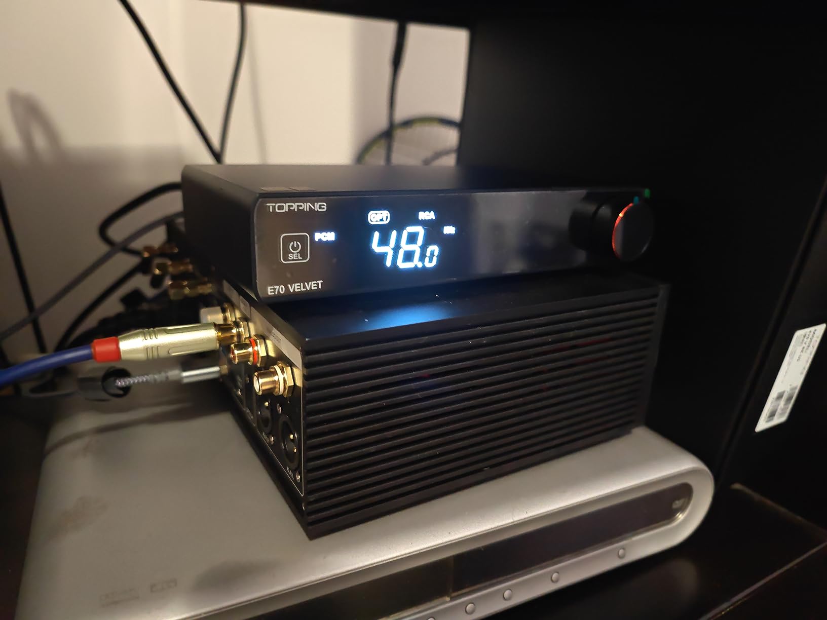 Topping E70 Velvet AK4499EX DAC Audio Decoder - Bluetooth 5.1 LDAC, XU316 32Bit/768kHz DSD512 BT/USB/Coax/Opt Inputs RCA/XLR customer photo 2
