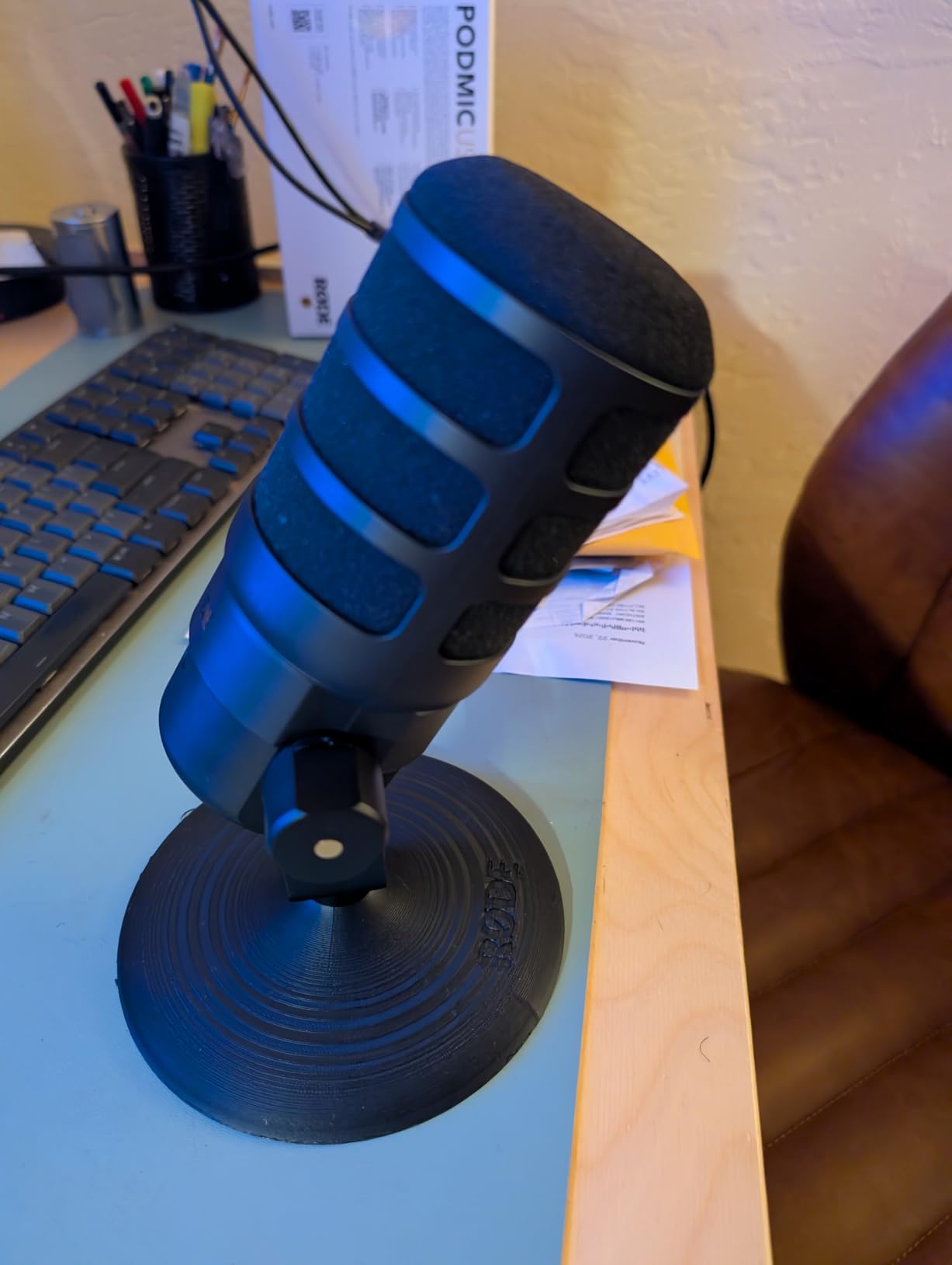 RODE PodMic USB Versatile Dynamic Broadcast Microphone With XLR and USB Connectivity customer photo 1