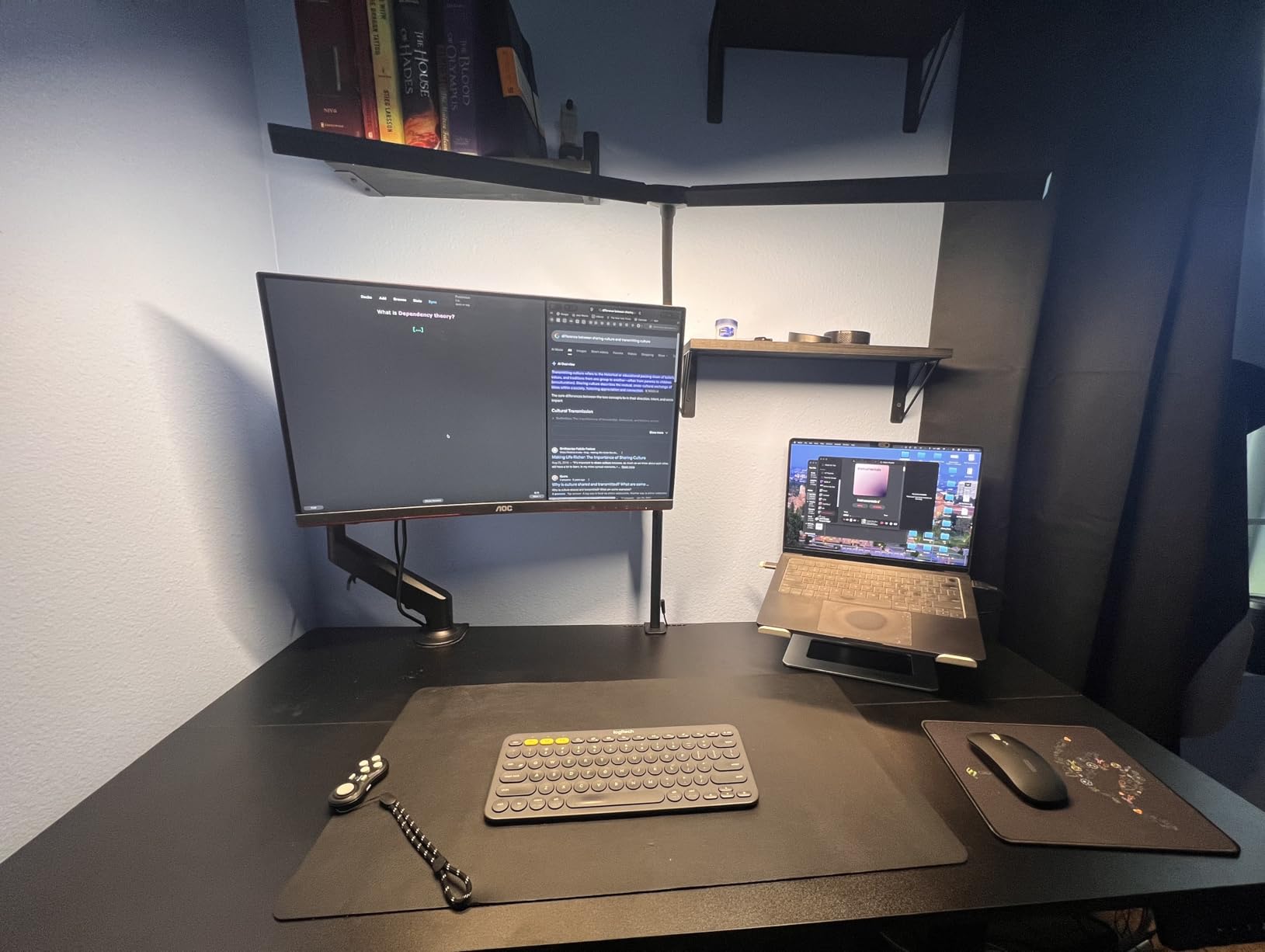 Pzloz Led Desk Lamp for Office Home - Eye Caring Architect lamp with Clamp, Dual Screen Computer Monitor Work Smart Light: 24W 5 Color Flexible Adjustable Lighting Table Lamp for Study Drafting customer photo 1