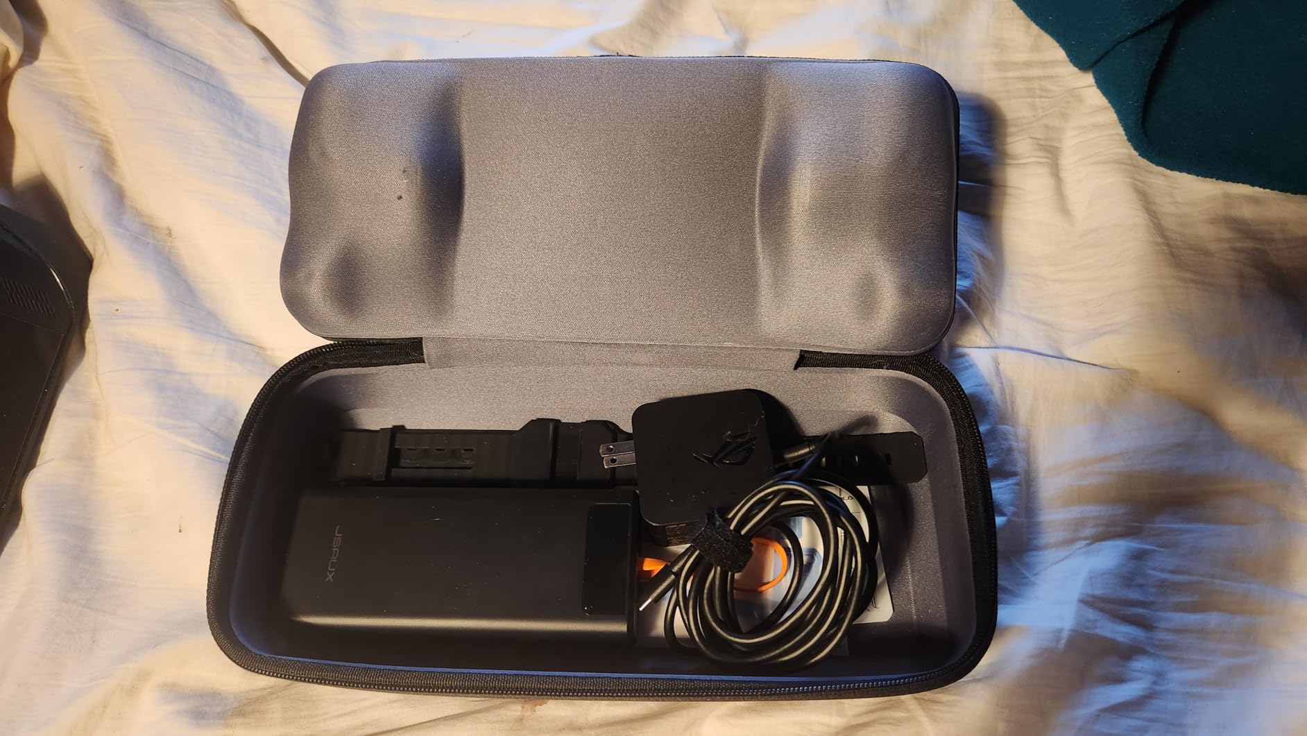 JSAUX Carrying Case for Steam Deck/ROG Ally, Hard Shell Travel Case | Large-capacity Storage, Fits Charger and Dock, Portable Case for Steam Deck OLED customer photo 2
