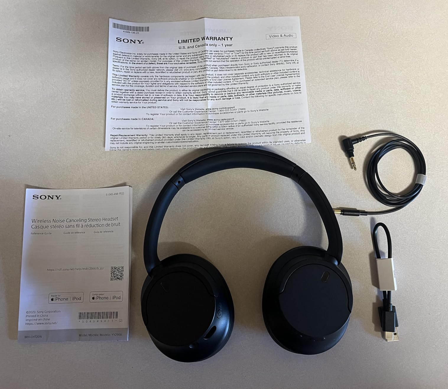 Sony WH-CH720N Wireless Noise Cancelling Over-Ear Headphones, Black | Comfortable Lightweight Design, Dual Noise Sensor technology, Up to 35 Hrs Battery with Quick Charging, Multipoint Connection customer photo 2