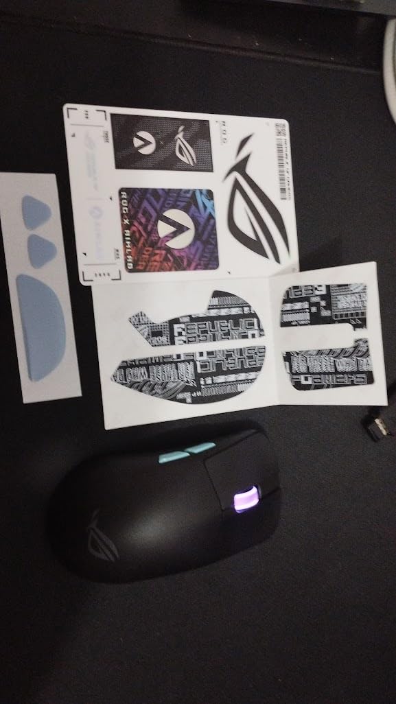 ASUS ROG Harpe Ace Aim Lab Wireless Esports Gaming Mouse - Aim Lab Settings Optimizer, Pro-Tested, Right-Handed, 54g Lightweight, Tri-Mode Connectivity, 36K DPI, 90Hr Battery, PC/Mac Support - Black customer photo 2