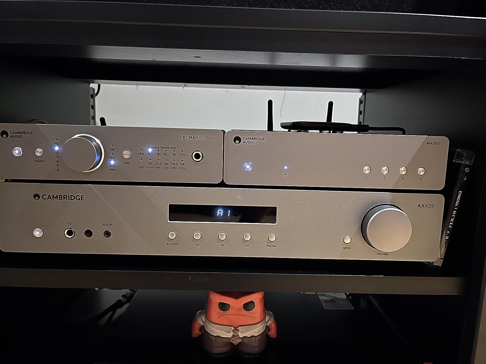 Cambridge Audio MXN 10 - Compact Separate High Resolution WiFi Network Audio Player and Streamer Featuring Bluetooth 5.0, Internet Radio and ESS Sabre DAC - Lunar Grey customer photo 1