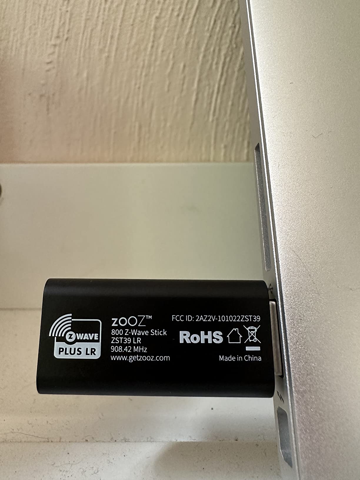 Zooz 800 Series Z-Wave Long Range S2 USB Stick ZST39 LR, Great for DIY Smart Home (Use with Home Assistant or HomeSeer Software) customer photo 2