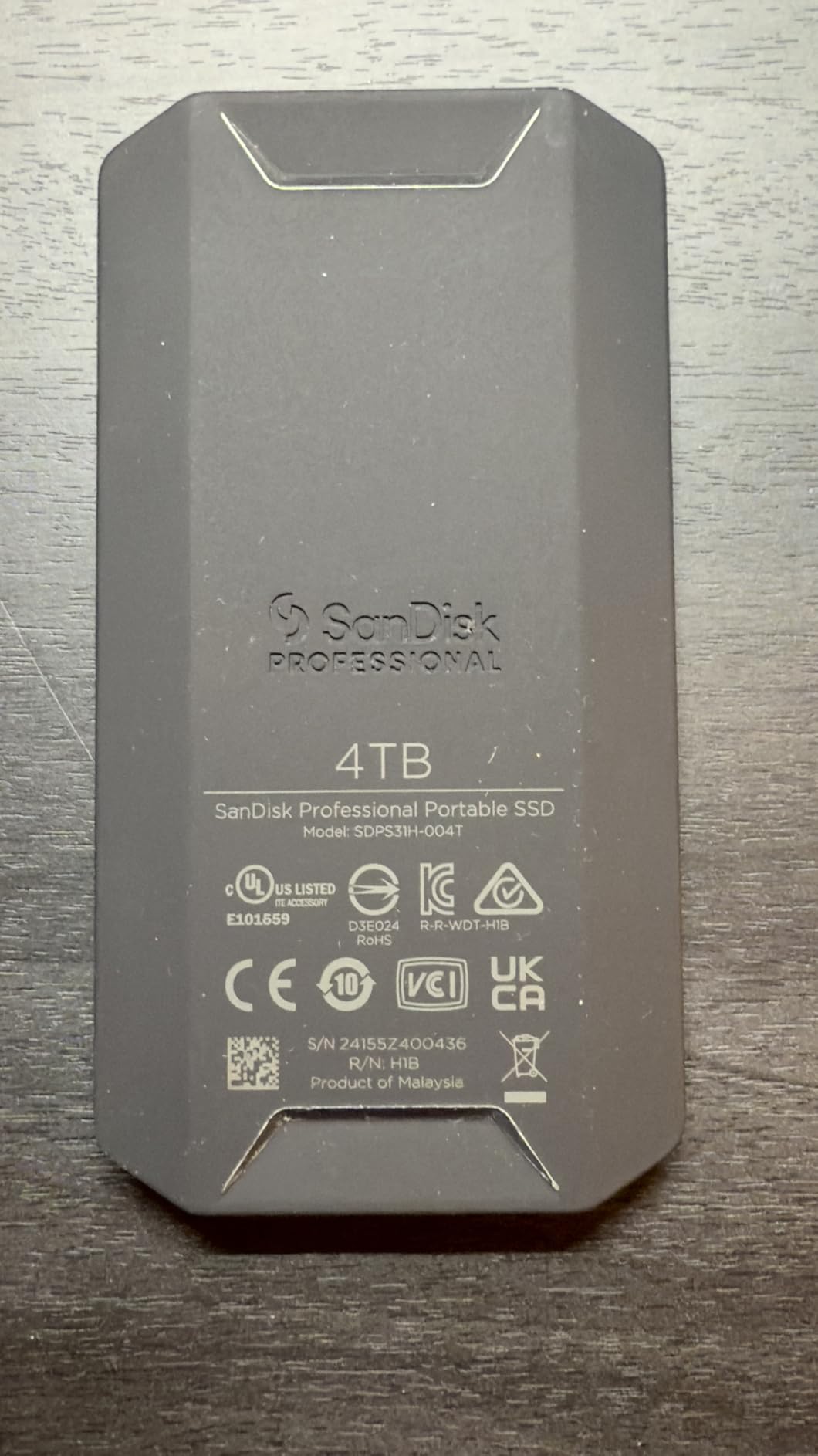 SanDisk Professional 4TB PRO-G40 SSD - Up to 3000MB/s, Thunderbolt 3 (40Gbps), USB-C (10Gbps), IP68 dust/Water Resistance, External Solid State Drive customer photo 2