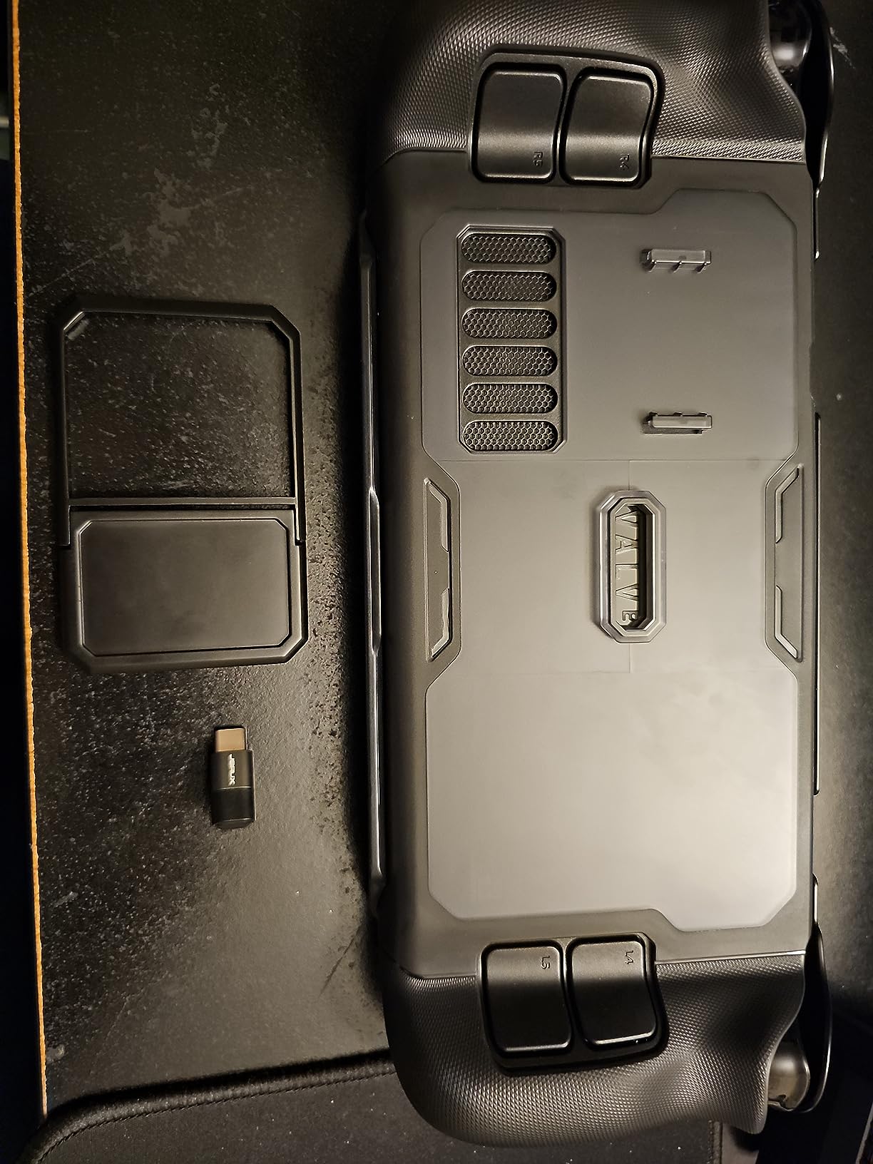 JSAUX ModCase for Steam Deck/Steam Deck OLED, PC0104 Modular Valve Steam Deck Case Include Protective Case, Face Cover, Cooling Fan, Metal Bracket and Strap - Cooler Set customer photo 2