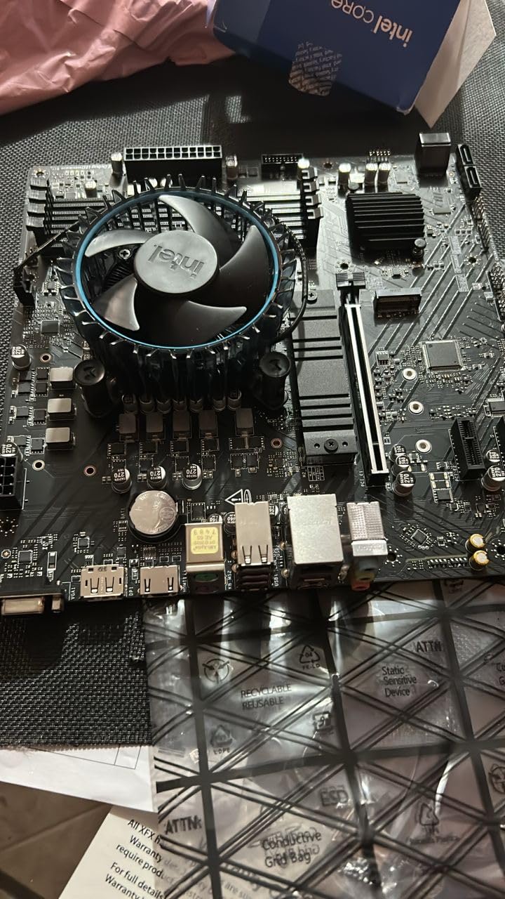 MSI PRO B760M-P DDR4 ProSeries Motherboard (Supports 12th/13th/14th Gen Intel Processors, LGA 1700, DDR4, PCIe 4.0, M.2, USB 3.2 Gen2, HDMI/DP, mATX) customer photo 2