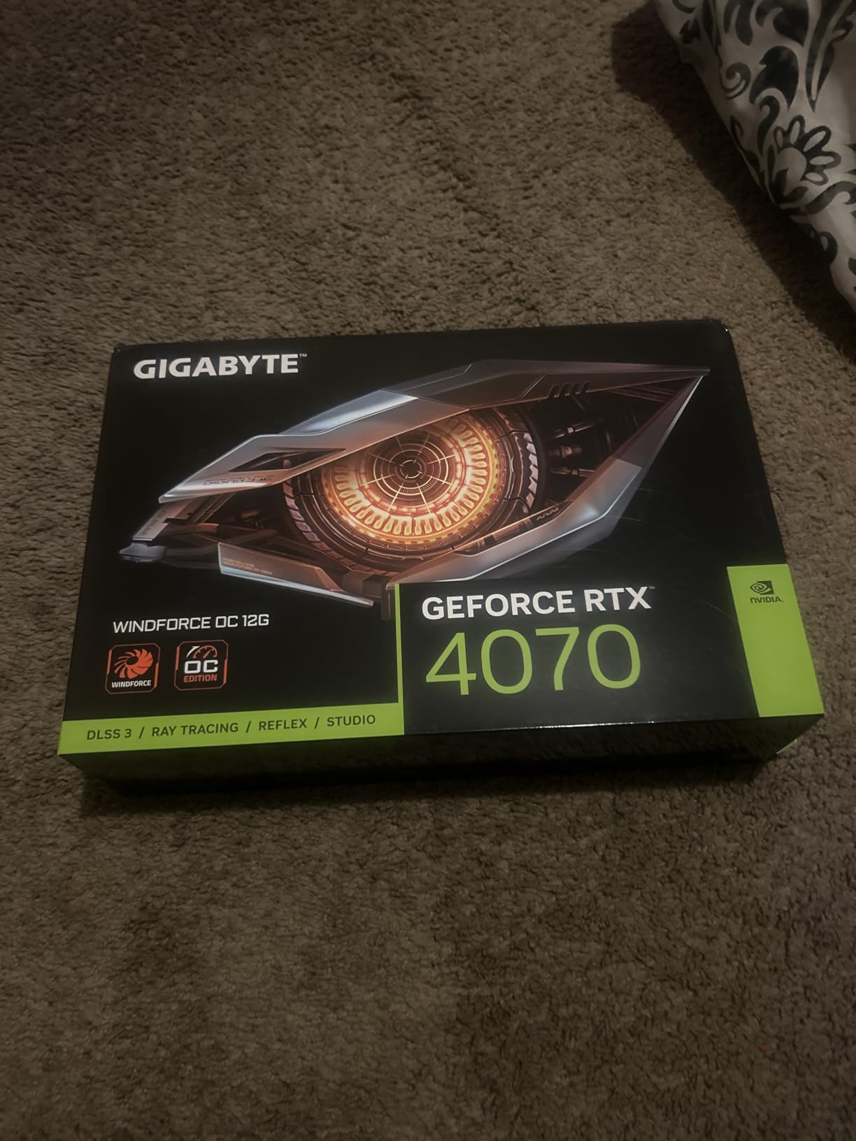 GIGABYTE GeForce RTX 4070 WINDFORCE OC 12G Graphics Card customer photo 2