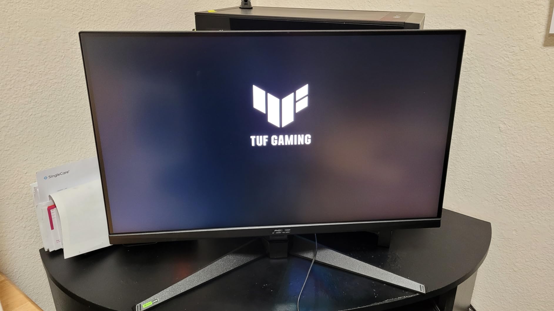 ASUS TUF Gaming VG27AQ3A 27 Inch 1440p 180Hz G-SYNC Gaming Monitor | Fast IPS, ELMB Sync, 1ms, 130% sRGB, Built-In Speakers, FreeSync Premium, HDR10, for PS5 and Xbox, 3yr warranty customer photo 1