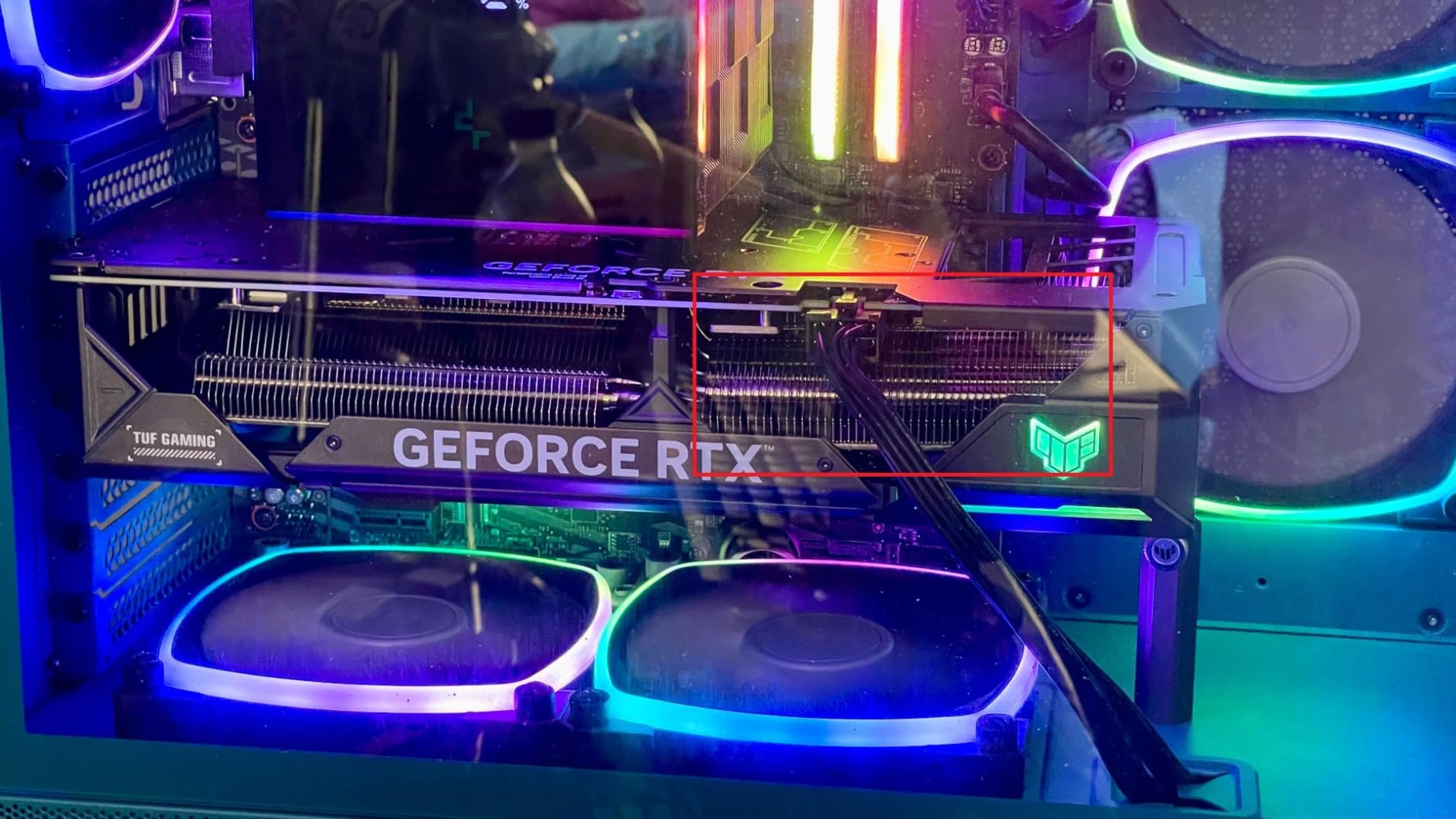 TUF Gaming NVIDIA GeForce RTX 4070 OC Edition Gaming Graphics Card customer photo 2