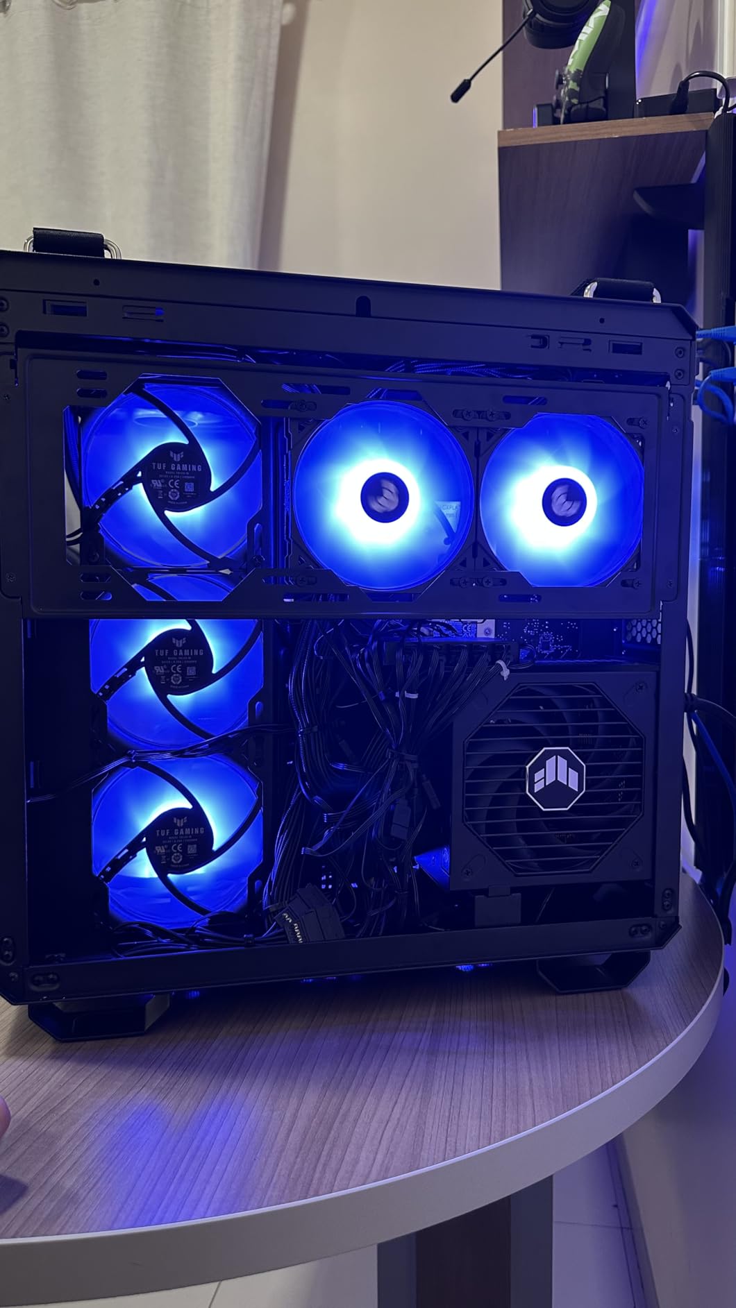 ASUS TUF Gaming 1000W Gold 1000 Watt, ATX 3.1 Compatible Fully Modular Power Supply, 80+ Gold Certified, Military-Grade Components, Dual Ball Bearing, Axial-tech Fan, PCB Coating, 10 Year Warranty customer photo 1