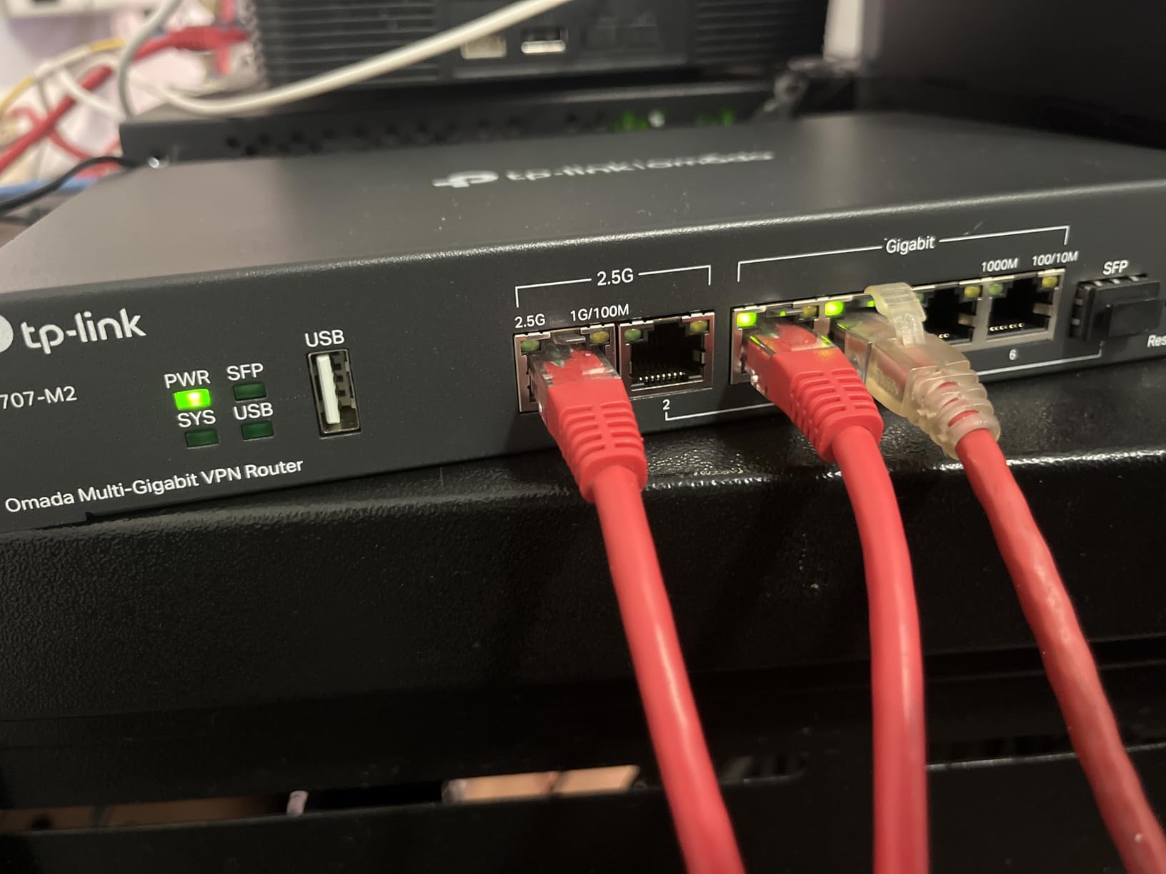 Omada ER707-M2, Multi-Gigabit VPN Router | Dual 2.5Gig WAN Ports, High Network Capacity, SPI Firewall, Omada SDN Integrated, Load Balance, Lightning Protection customer photo 1