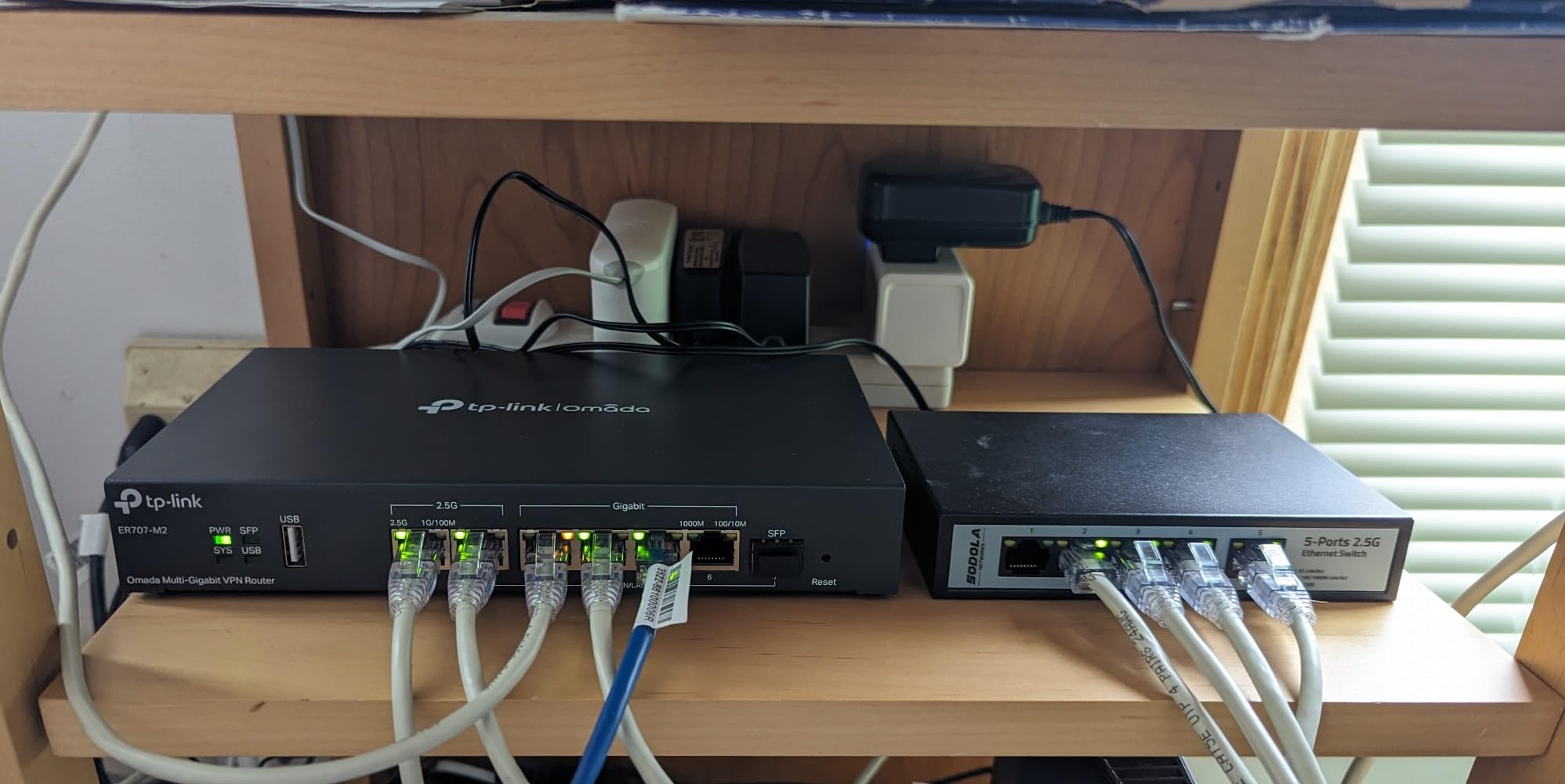 Omada ER707-M2, Multi-Gigabit VPN Router | Dual 2.5Gig WAN Ports, High Network Capacity, SPI Firewall, Omada SDN Integrated, Load Balance, Lightning Protection customer photo 2
