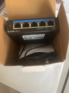 D-Link 5-Port 2.5G Unmanaged Ethernet Switch for Office, Media or Gaming | (DMS-105) Multi-Gig Fanless Sturdy Metal, Desktop/Wall, LED Speed Indicator, QoS, Shielded Ports, Energy Saving, Plug&Play customer photo 1