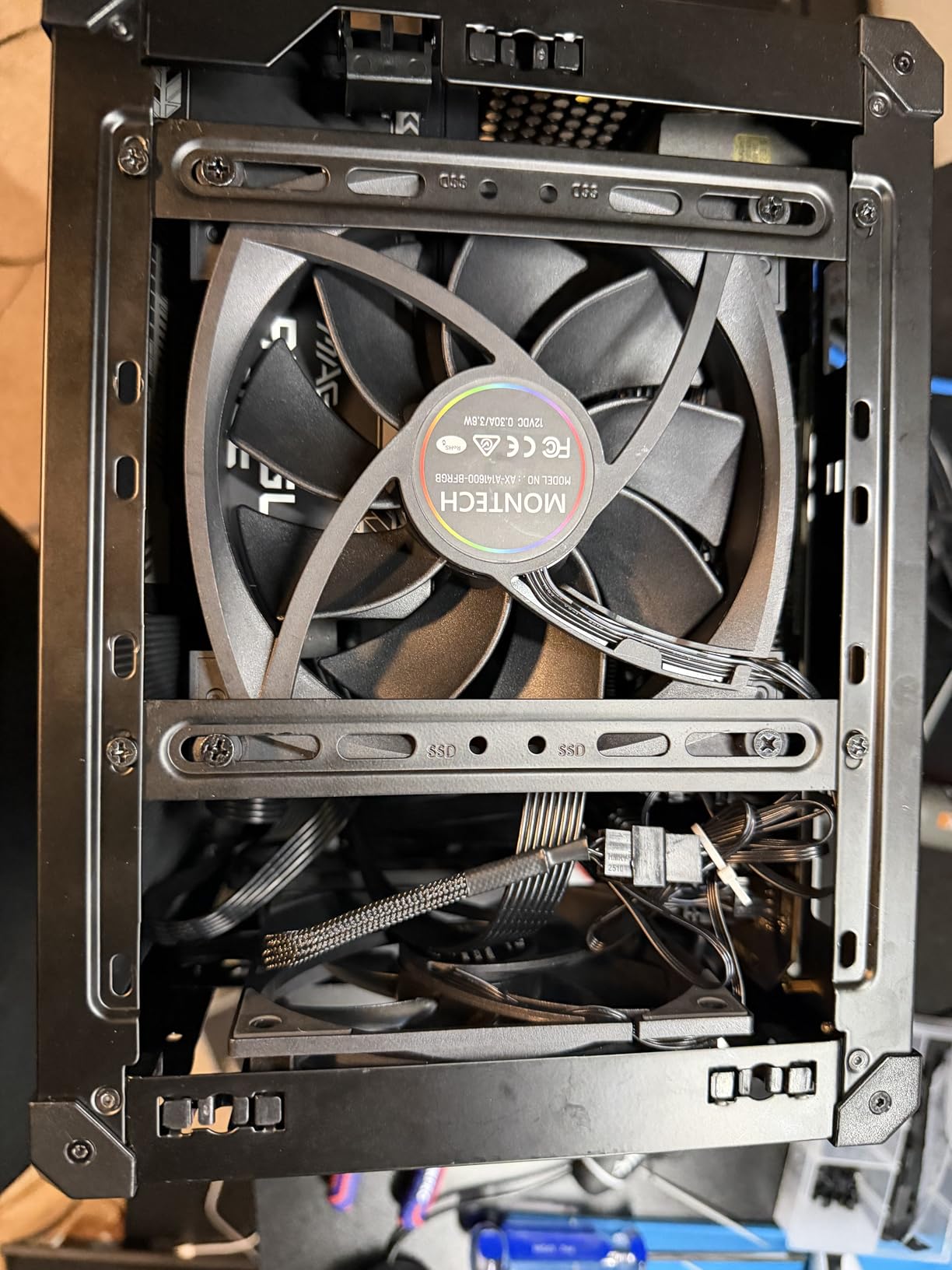 JONSBO C6 Black Mini MATX Mesh PC Case, Compact Desktop Micro ATX Chassis, Tool-Free Open Side Panel, 75mm CPU Cooler Support customer photo 1
