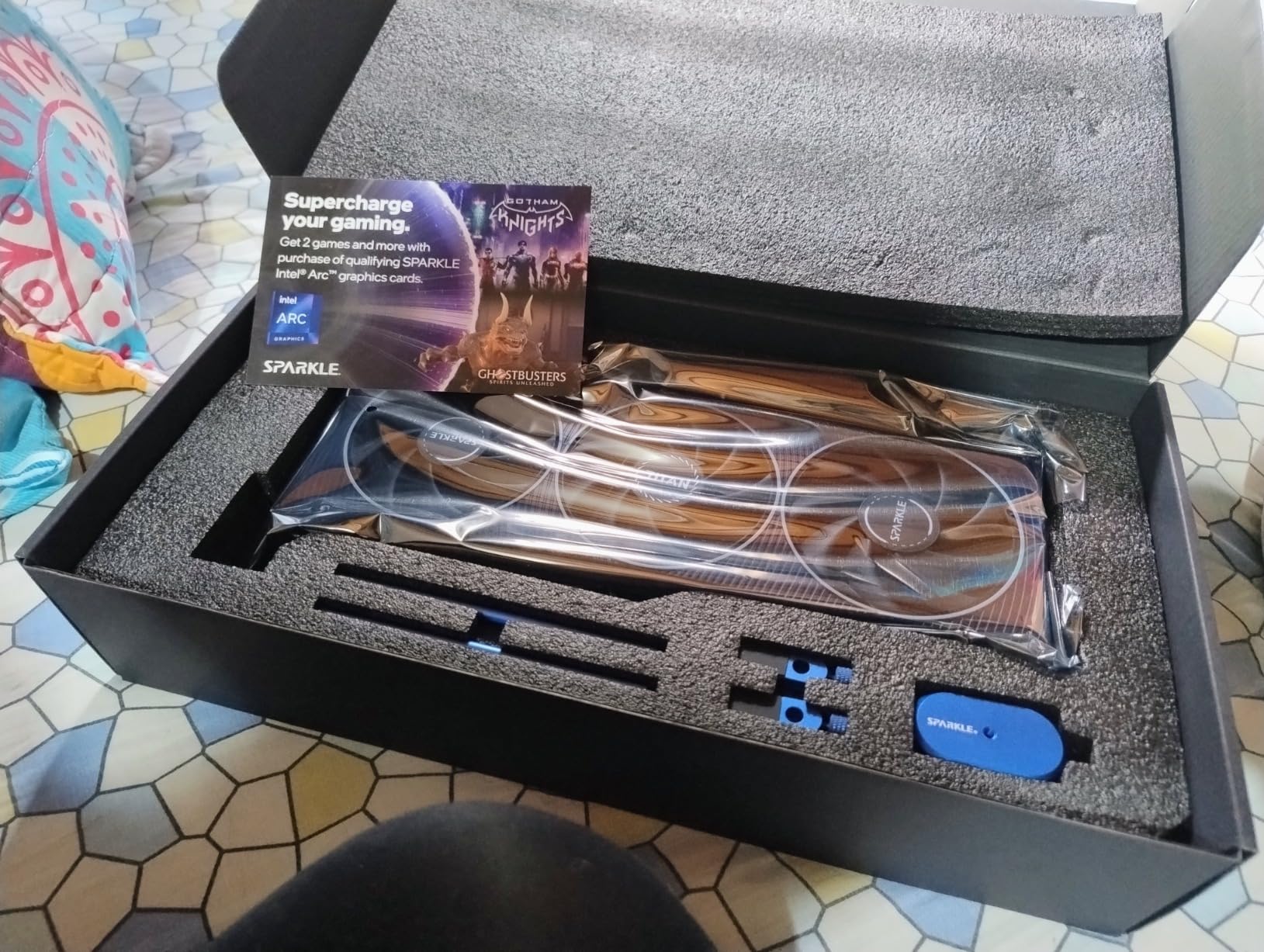 Sparkle Intel Arc A750 Titan OC Edition, 8GB GDDR6, ThermalSync, Torn Cooling, Axial Fan, Metal Backplate, SA750T-8GOC customer photo 2