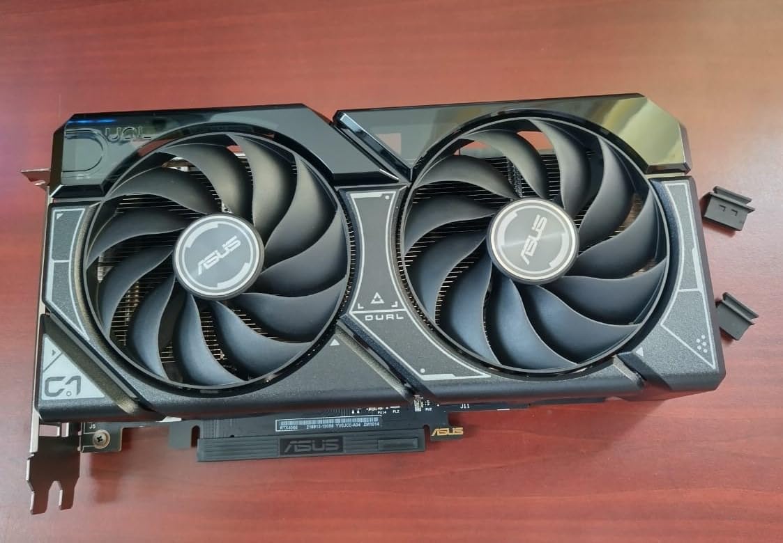 ASUS Dual GeForce RTX 4060 OC Edition 8GB GDDR6 (PCIe 4.0, 8GB GDDR6, DLSS 3, HDMI 2.1a, DisplayPort 1.4a, 2.5-Slot Design, Axial-tech Fan Design, 0dB Technology), 3 Year Warranty customer photo 1