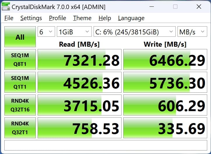 Lexar 4TB NM790 Internal NVMe SSD, 7400/6500 MB/s, M.2 2280, PCIe Gen 4x4 | Compatible w/ PS5, Gamers & Content Creators, PC & Laptops, SLC Cache, Single-Sided Design, LNM790X004T-RNNNU customer photo 2