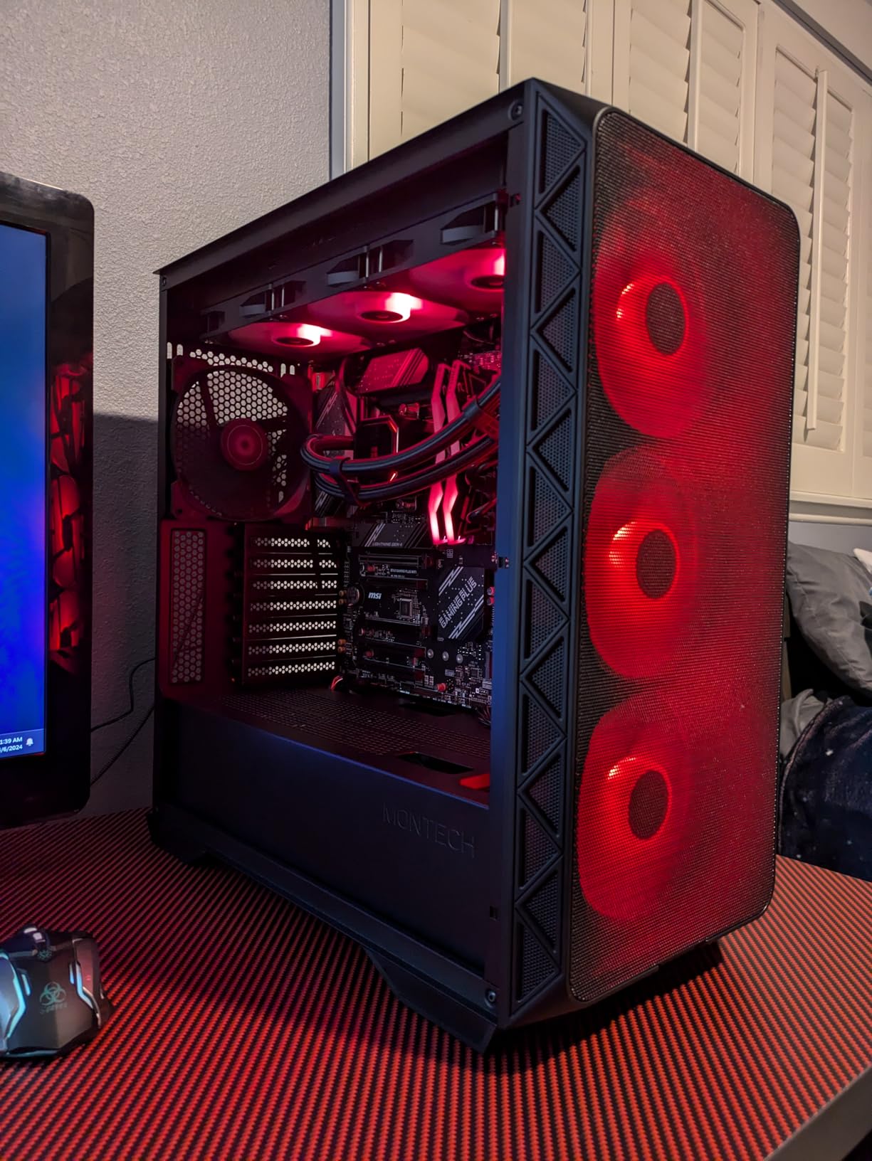 MONTECH AIR 903 MAX High Airflow E-ATX PC Case, 4x140mm PWM Fans, Black customer photo 2