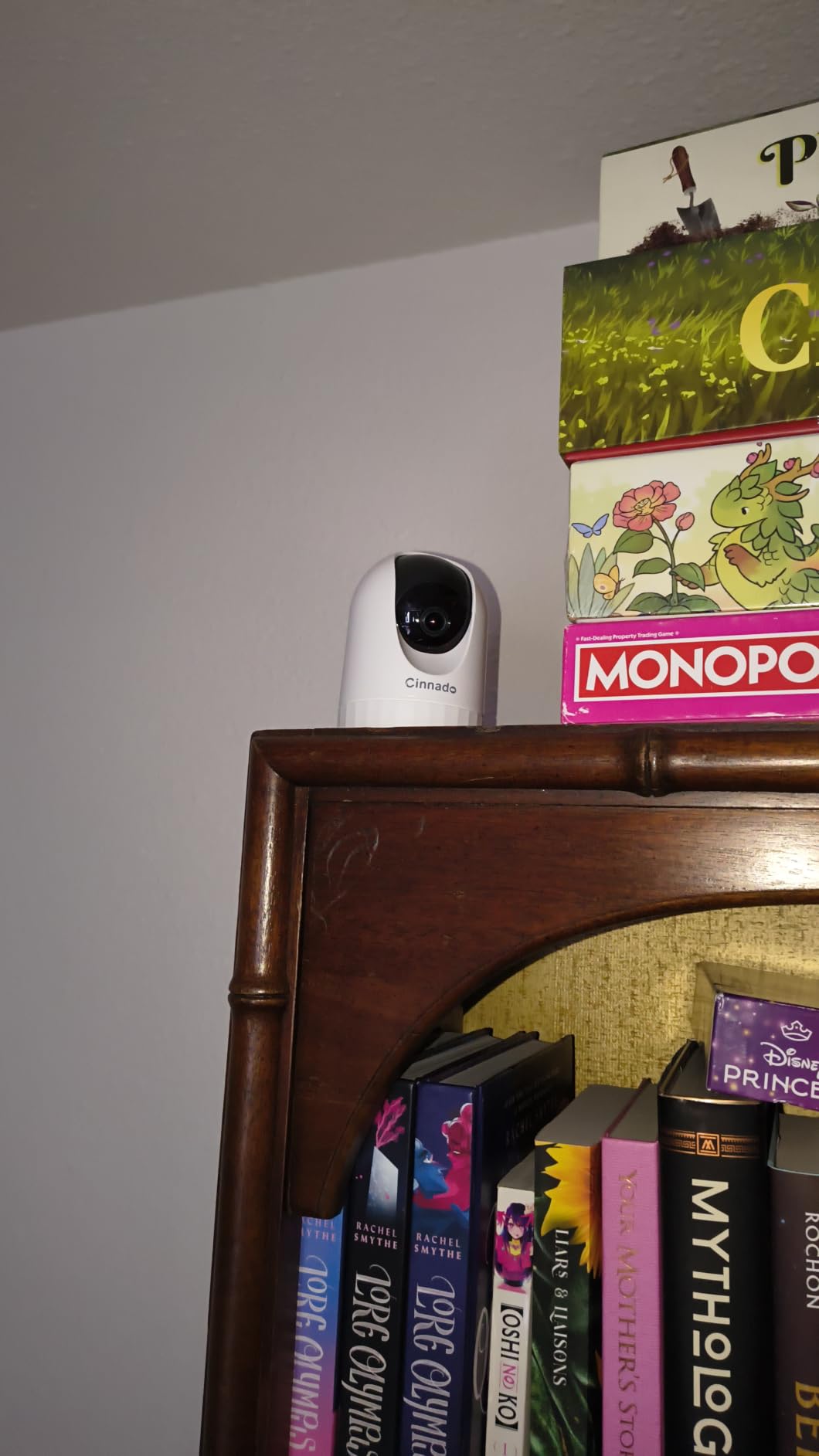 Cinnado 2K Security Camera Indoor for Pet/Dog/Baby with Phone App, D1 1Pack | 360° 2.4Ghz Wi-Fi Cam as Elderly/Baby Monitor, 2-Way Audio, Night Vision, 24/7 SD Card Storage, Alexa & Google Compatible customer photo 1