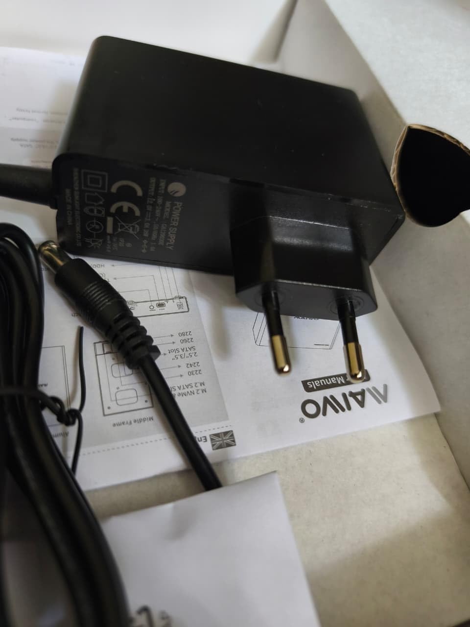 MAIWO Dual Bay Enclosure for M.2 NVMe SATA SSD and 2.5 3.5 inch SATA SSD HDD, External Hard Drive to USB C Adapter, 10Gbps 32TB Capacity【DO NOT Support Clone】 customer photo 1