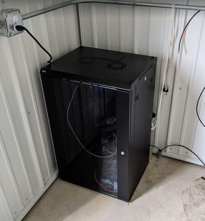 Tecmojo 15U Wall Mount Rack Network Cabinet for 19