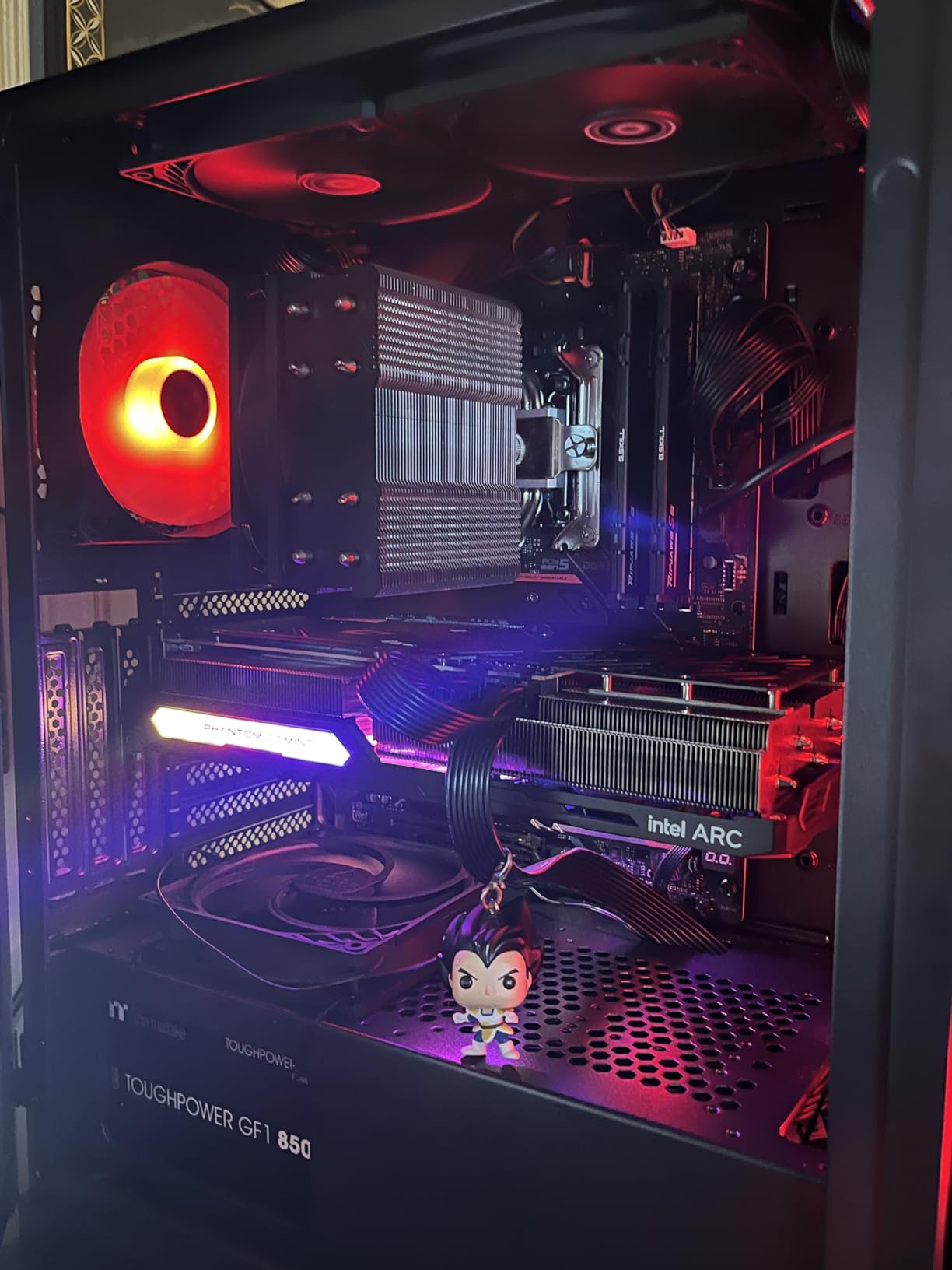 ASRock Intel Arc A770 Phantom Gaming 16GB OC Graphics Card, 2200 MHz GPU Clock, 16GB GDDR6, DisplayPort 2.0, HDMI 2.1, Triple Fan Cooling, Polychrome SYNC customer photo 1