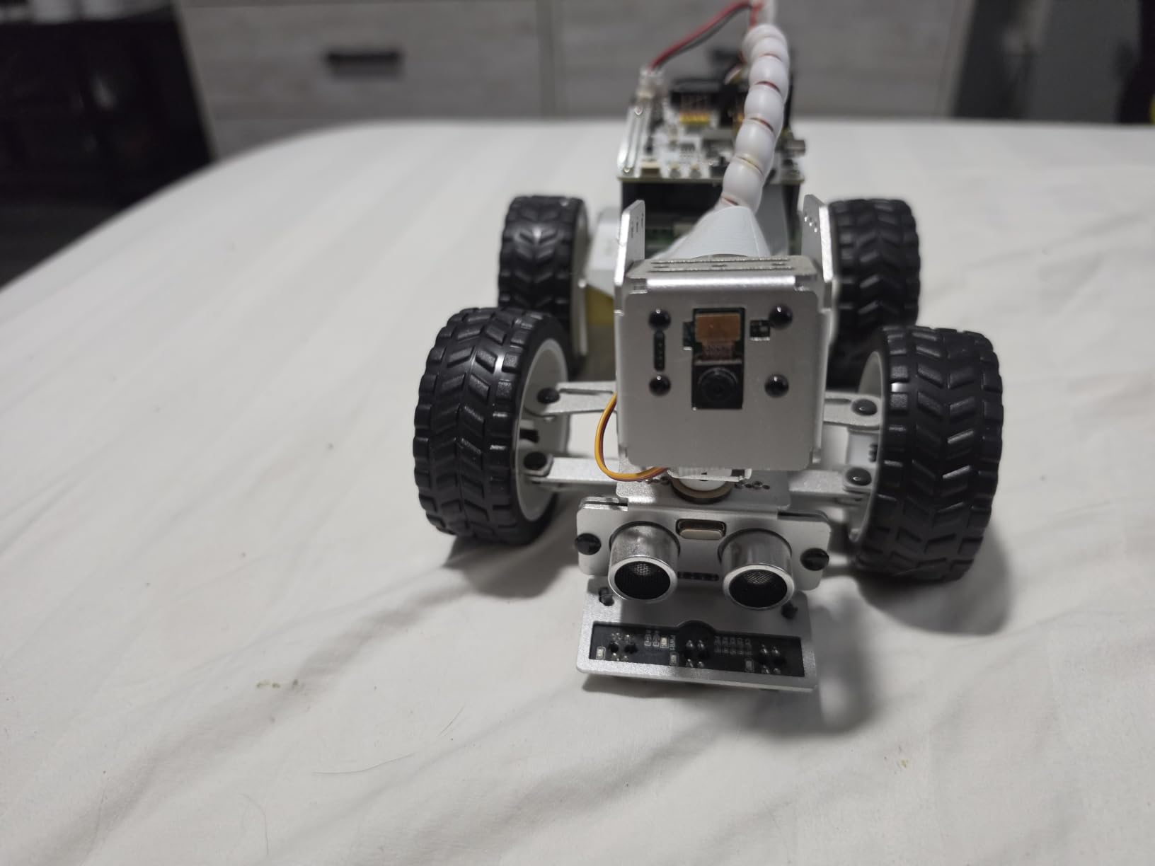 Picar-X AI Robot Smart Car Kit for Raspberry Pi 5/4/3B+/Zero 2w, Openclaw LLMs ChatGPT/Gemini/Grok, Voice & Video Recognition, Python, Scratch, Camera (RPI NOT Included) customer photo 2
