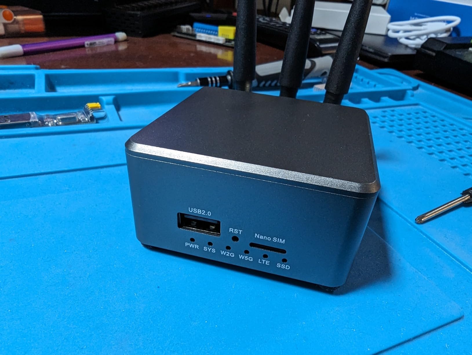 Banana Pi BPI-R3 Mini Wi-Fi 6 Open Source OpenWRT Router Board, Wireless Dual-Band Mini WiFi Router, MediaTek MT7986 (Filogic 830) CPU, Support 5X GbE and 2X 2.5GbE SFP for NAS Smart Home Gateway customer photo 2