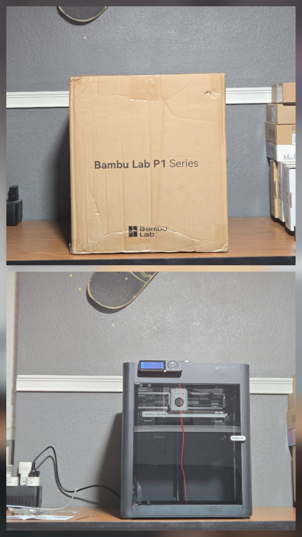 Bambu Lab P1S 3D Printer, Ready-to-Use FDM 3D Printer | Beginner-Friendly Ecosystem with MakerWorld Model Library, Enclosed CoreXY, High Speed & Precision Printing customer photo 2