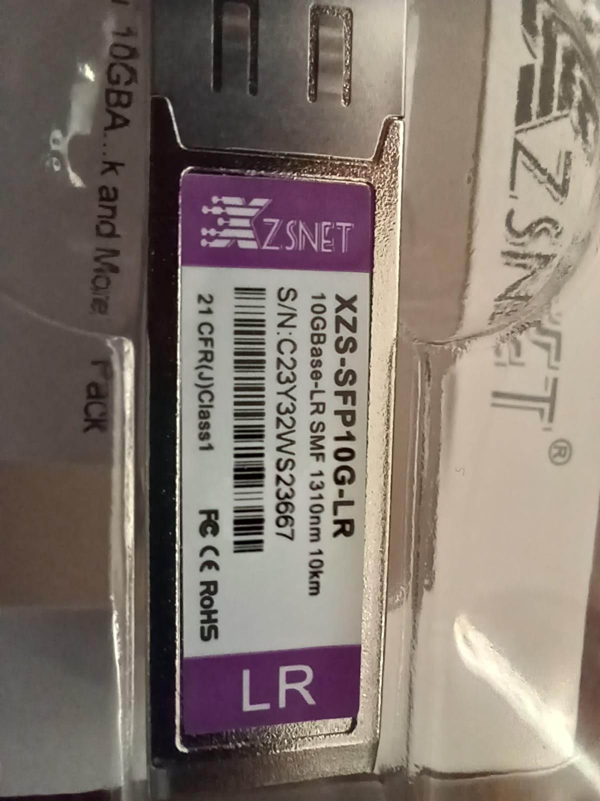 10GBASE-LR SFP+ Transceiver, 10G SFP+ to LC Single Mode Fiber Module Compatible for Cisco SFP-10G-LR, Ubiquiti UniFi UF-SM-10G, Mikrotik S+31DLC10D, Meraki, Netgear, D-Link and More, 2 Pack customer photo 2