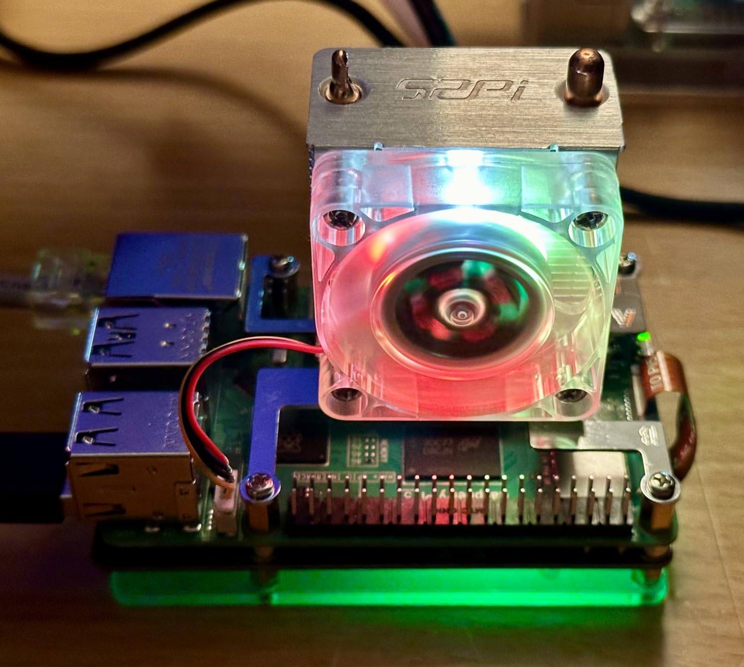 GeeekPi ICE Tower Cooler for Raspberry Pi 5, with Aluminum Heatsink and Cooling Fan customer photo 2