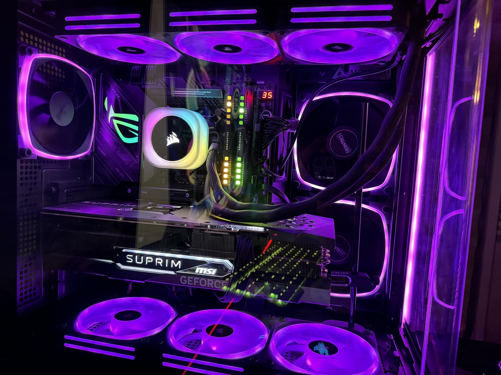 ASUS ROG Strix Z790-E Gaming WiFi II LGA 1700 (Intel 14th & 13th & 12th Gen) ATX gaming motherboard (DDR5, PCIe 5.0, 2.5 Gb LAN, 5X M.2 slots, PCIe 5.0 x16, WiFi 7, front-panel connector with PD 3.0 up to 30W) customer photo 2