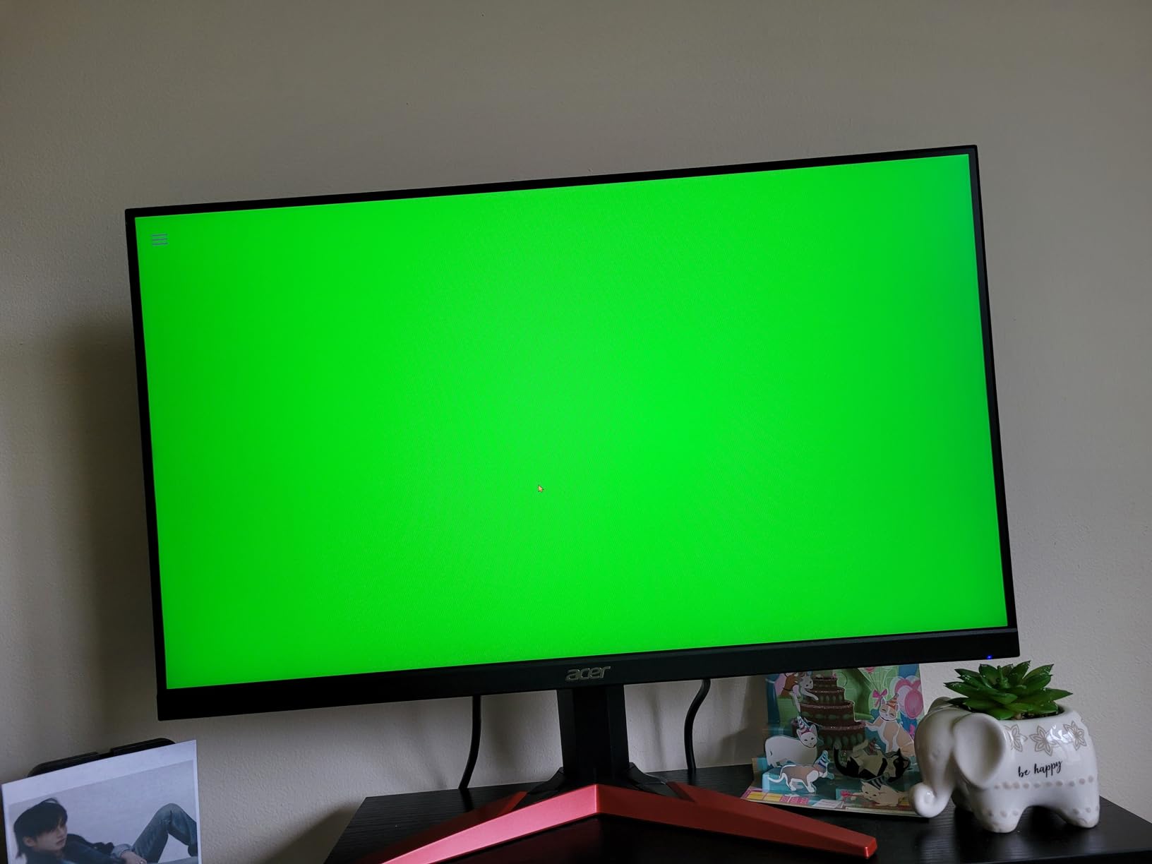 Acer Nitro 23.8in FHD 1920x1080 IPS 180Hz Gaming Monitor KG241Y M3biip | 0.5ms, AMD FreeSync Premium, sRGB 99%, 2xHDMI, DisplayPort, VESA Mountable, Bluelight Filter, Flickerless Technology customer photo 2
