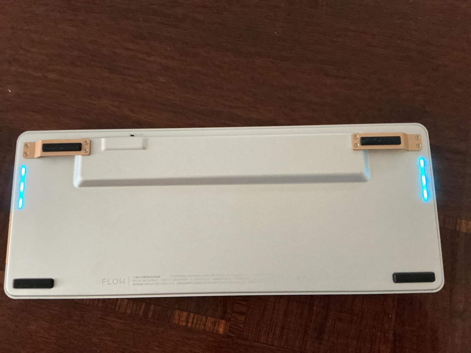 Lofree Flow84 Low Profile Mechanical Keyboard, 75 Percent Rechargeable Wireless Keyboards with Bluetooth and Wired Connection for Windows, Mac OS / White Ghost Linear Switches customer photo 2