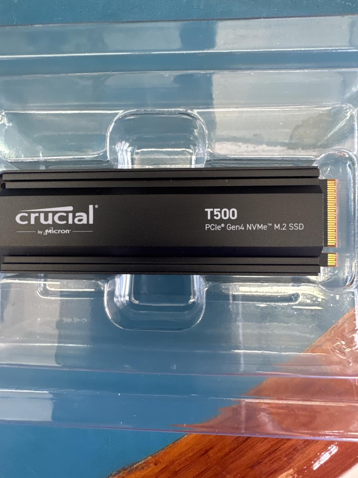 Crucial T500 1TB PCIe Gen4 NVMe Gaming PS5 SSD with Heatsink, Up to 7,300MB/s, TLC NAND, PlayStation 5 Compatible, Laptop & Desktop (PC) Solid State Drive, Includes 1Mo Adobe CC - CT1000T500SSD5 customer photo 1