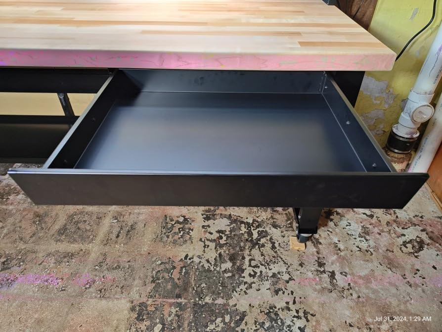 Large 23.6 Inch Under Desk Drawer Slide Out, Pencil Drawer, Undermount Desk Drawer, Under Counter Pull Out Drawer customer photo 1