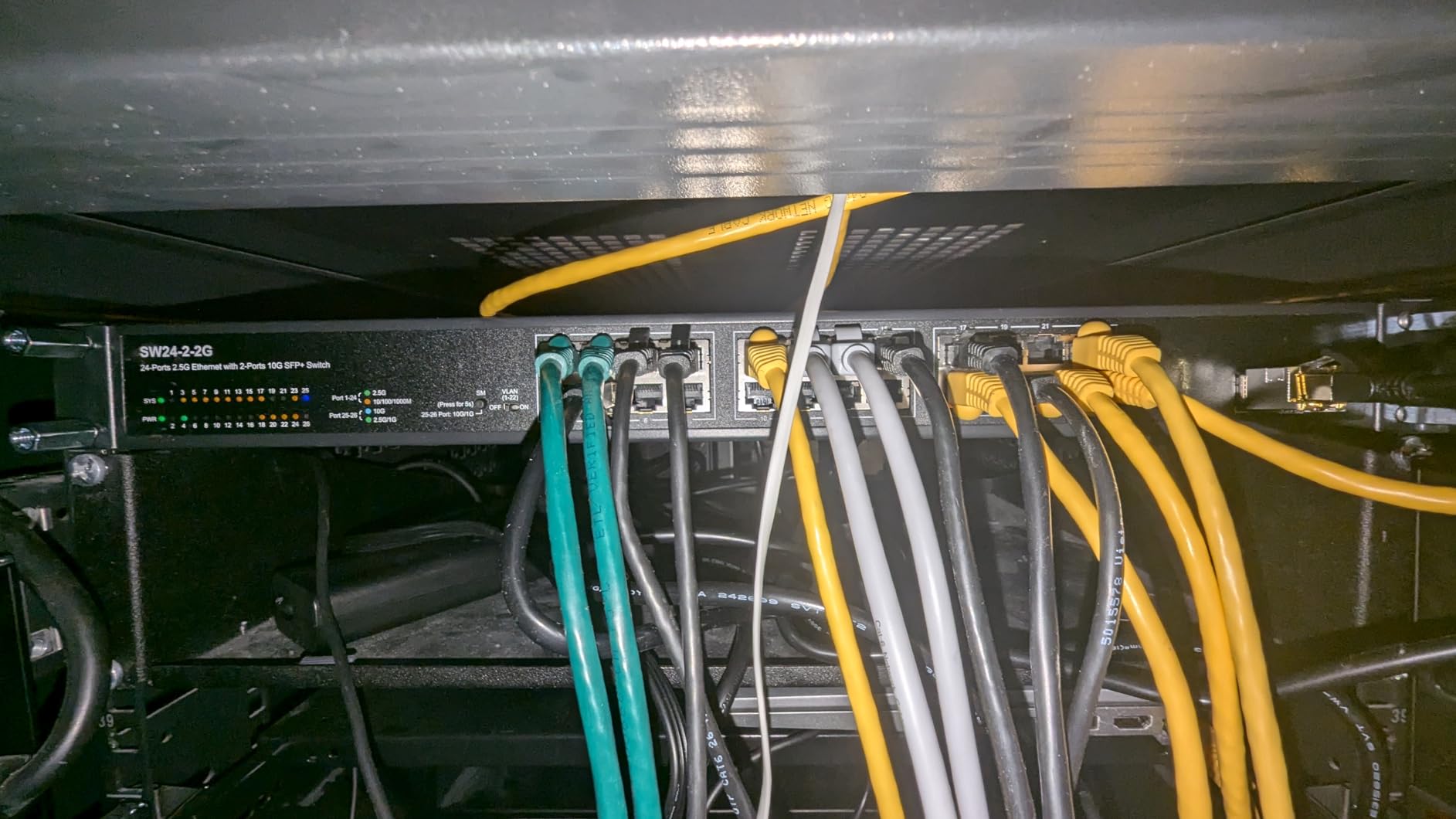 24 Port 2.5G Web Managed Ethernet Network Switch 24 x 2.5 Gigabit | 2 x 10G SFP+ | Work with 10-100-1000Mbps Devices | 160G Bandwidth | Fanless Quiet Metal Internet Switch | Rack Mount customer photo 1