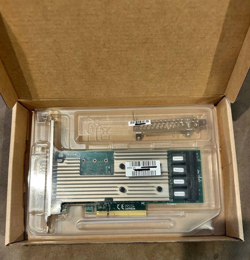 SAS9305-16i SATA SAS 16 Port HBA 12Gbs RAID Controller Card Host Bus Adapter PCIe 3.0 x8 IT-Mode 05-25703-00 Card (9305-16i + 4 * 8643 SATA) customer photo 1