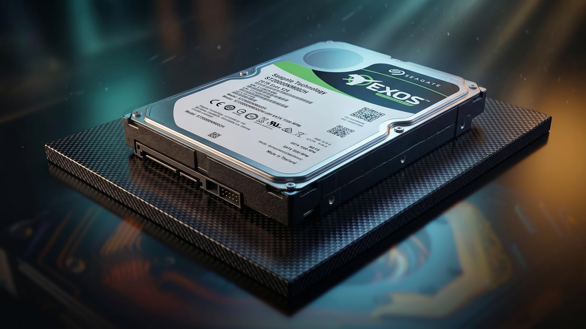 20TB Exos Enterprise Hard Drive | SATA (ST20000NM002H) | Enterprise nearline HDD for AI, cloud & data centers. Always-on performance, helium sealed, 2.5M-hr MTBF. 5-Year Warranty customer photo 1