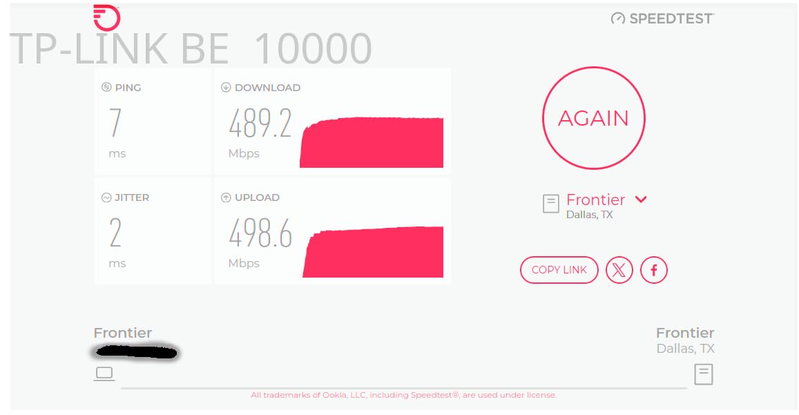 Deco 7 Pro Tri-Band WiFi 7 BE10000 Whole Home Mesh System 6-Stream 10 Gbps | 4 x 2.5G Ports Wired Backhaul, 4 x Smart Internal Antennas, Up to 7,600 Sq.ft, VPN, HomeShield, AI-Roaming (BE63 3-Pack) customer photo 1