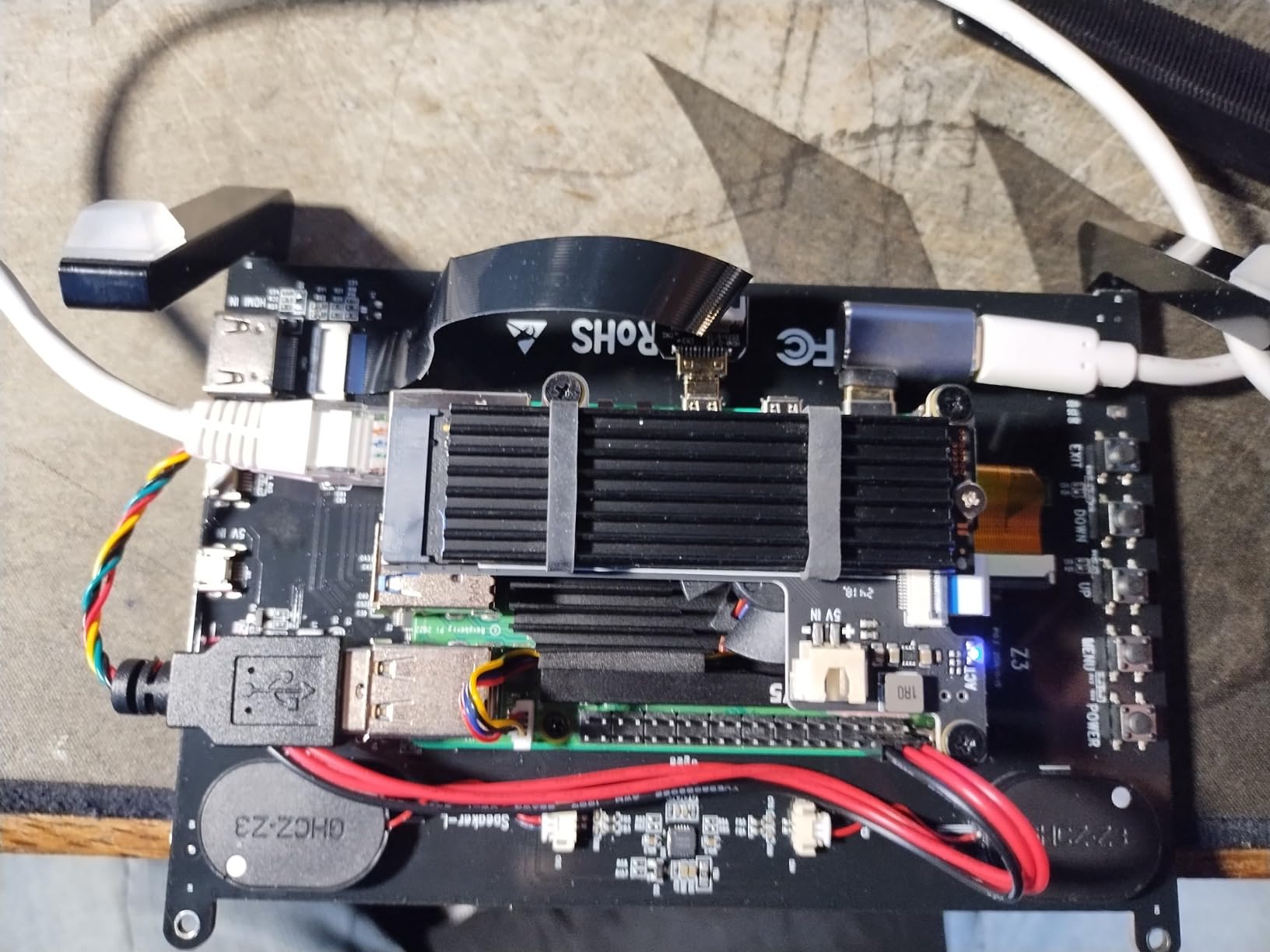 Geekworm X1001 PCIe to M.2 HAT Key-M NVMe SSD PIP Board for Raspberry Pi 5 | Support M.2 2230/2242/2260/2280 SSD customer photo 1