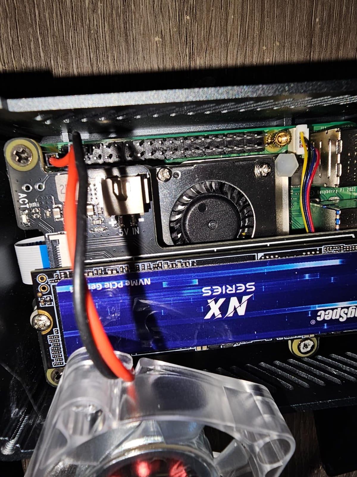 Geekworm X1001 PCIe to M.2 HAT Key-M NVMe SSD PIP Board for Raspberry Pi 5 | Support M.2 2230/2242/2260/2280 SSD customer photo 2