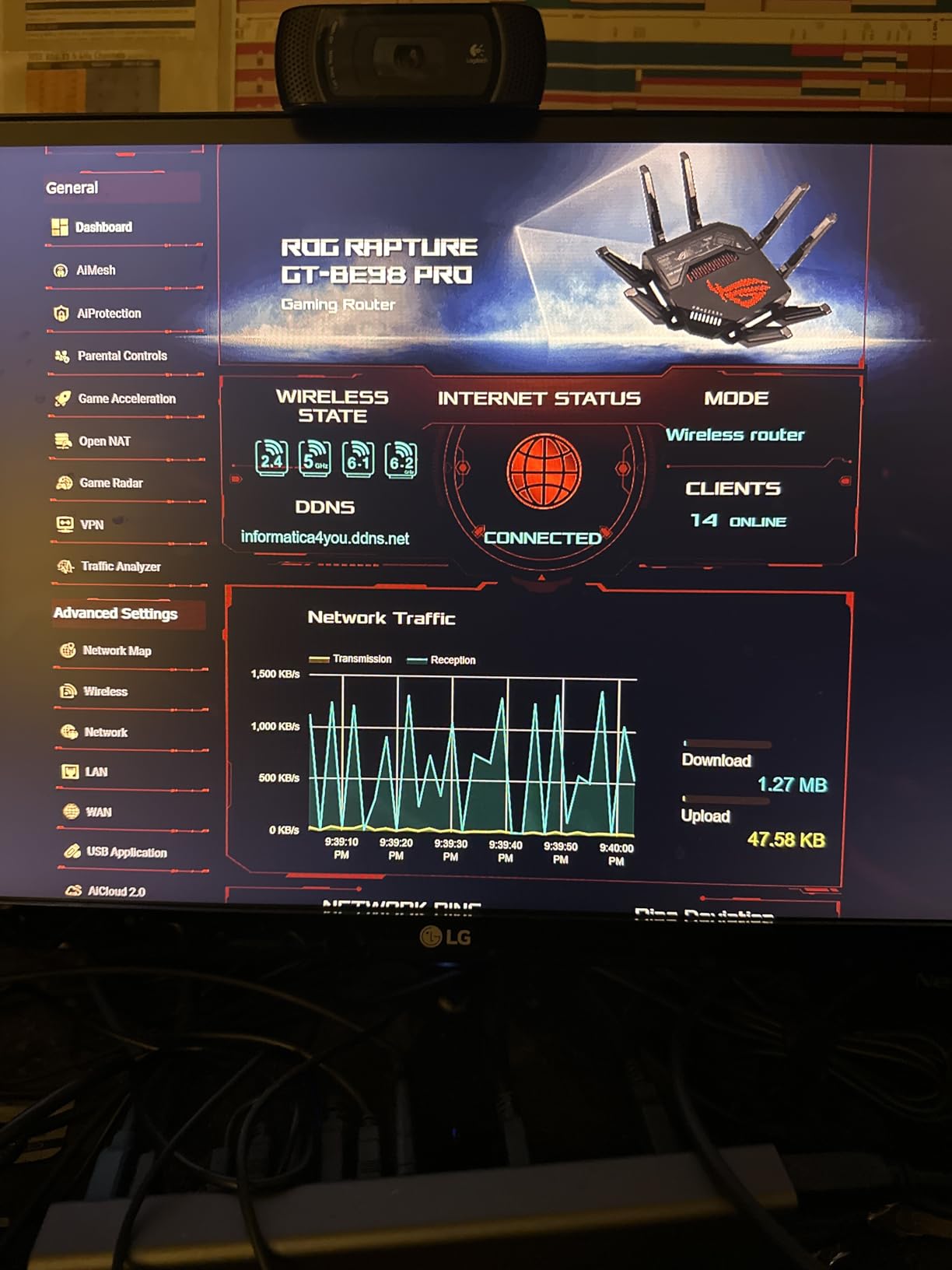 ASUS ROG Rapture GT-BE98 Pro WiFi 7 Gaming Router - Quad-Band, 30Gbps, Mesh customer photo 2