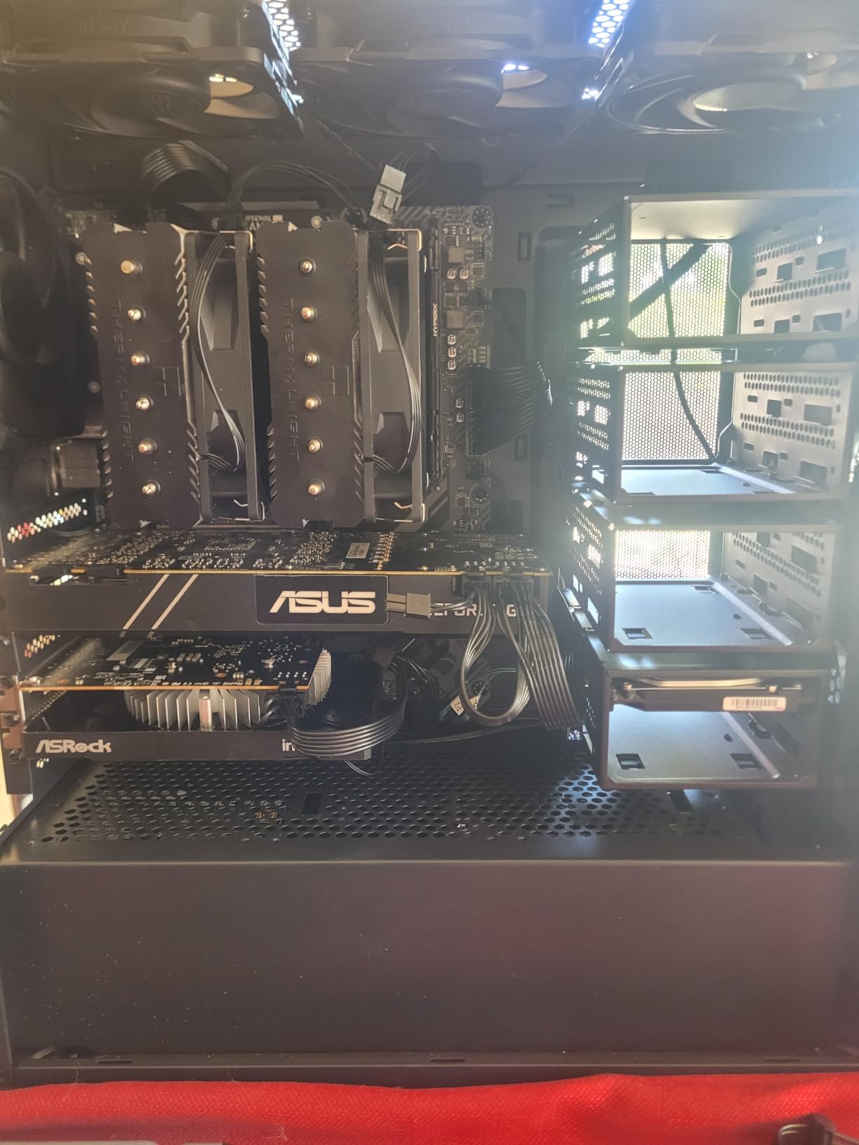DARKROCK Classico Storage Master ATX NAS Computer Case with 4x120mm Fans | USB 3.0 Ready 10 x3.5'' HDD+3 x2.5'' SDD 360mm Supported on Top & Front Radiator GPU Vertically Mounting customer photo 1
