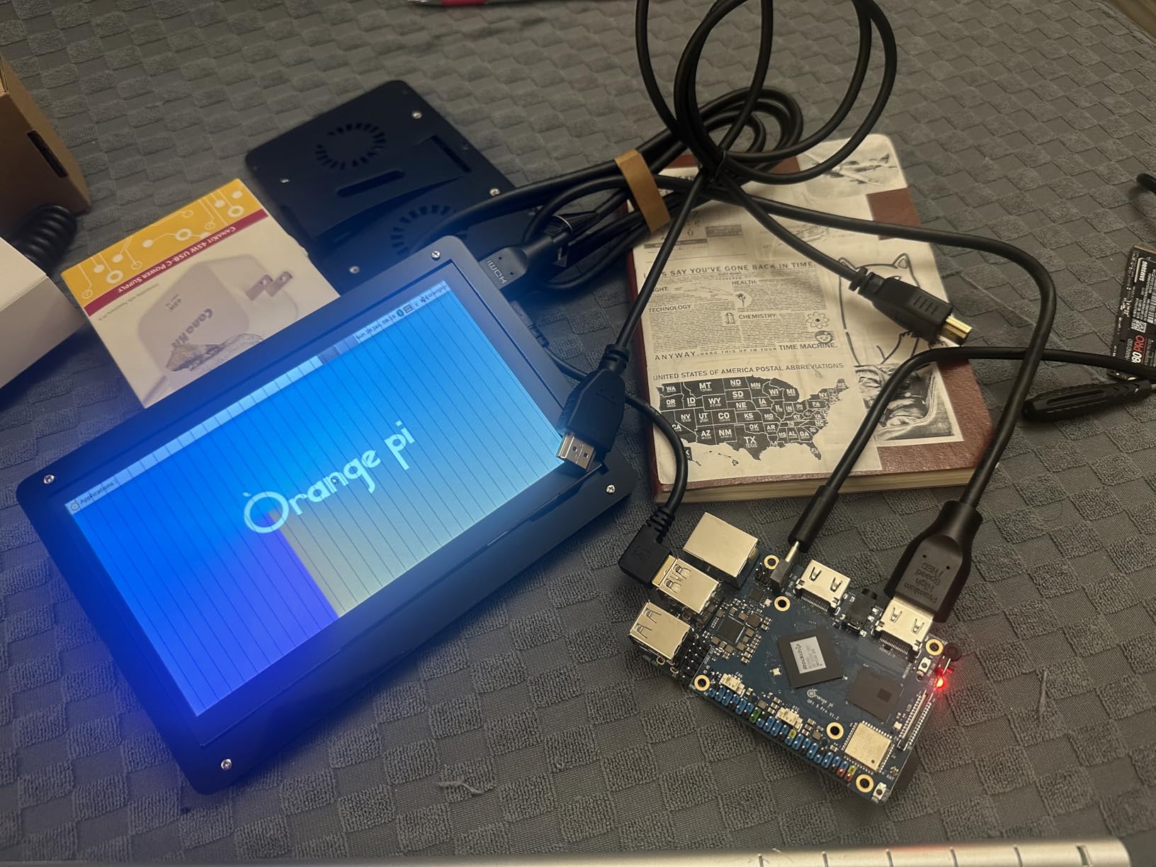 Orange Pi 5 Pro 16GB LPDDR5 8 Core 64 Bit RK3588S Single Board Computer, 8K Video Decoding 2.4GHz Frequency WiFi Bluetooth Open Source Board Run Orange Pi OS, Android, Debian, Ubuntu customer photo 1