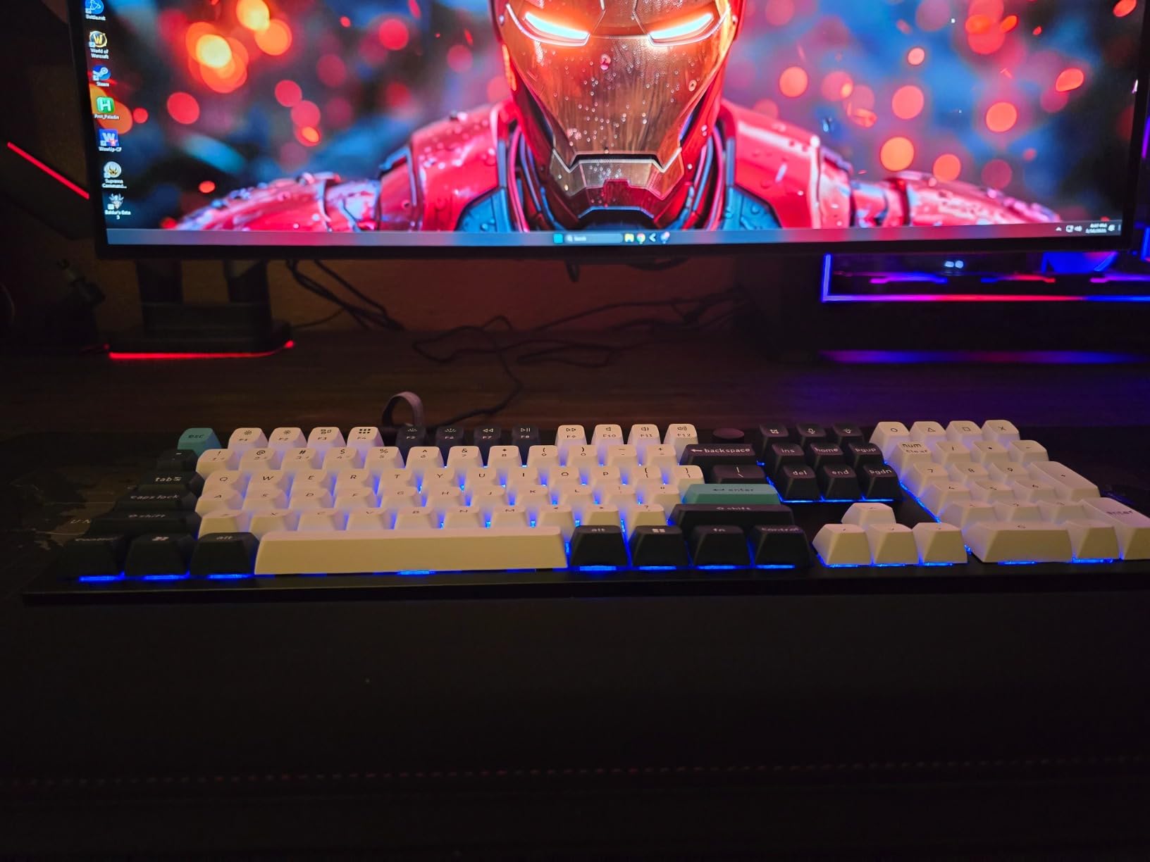 Keychron Q6 Max QMK/VIA Bluetooth Wireless /2.4 GHz/USB-C Wired Custom Mechanical Keyboard, Full Size Programmable Knob RGB Backlit Hot-Swappable Gateron Banana Switch for Mac Windows Linux - Black customer photo 2