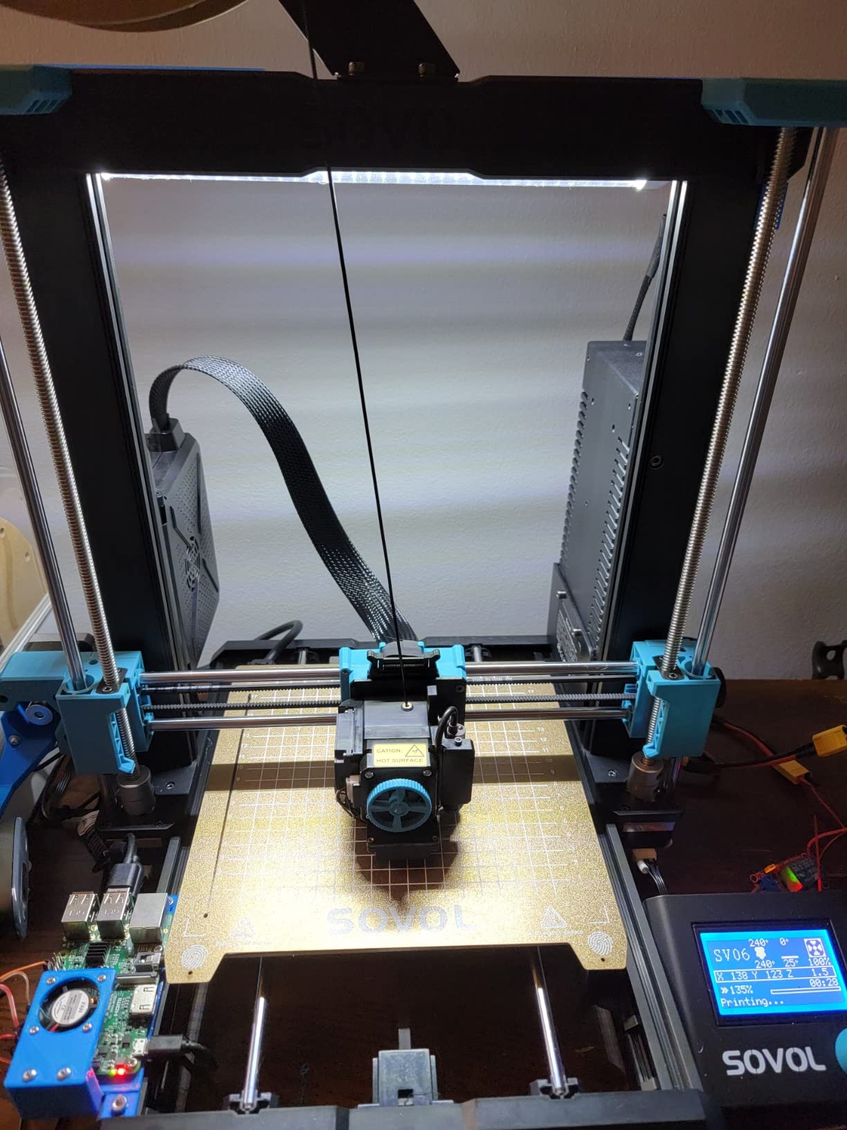 Sovol T300 3D Printer Max Speed up to 600mm/s, Klipper Firmware 300°C All-in-one Hotend 30s Preheat Time 81-Point Auto Leveling 95% Pre-Assembly All Metal Body 11.8x11.8x13.8in customer photo 1